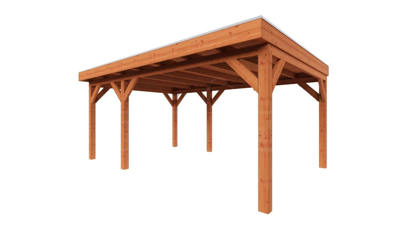 Trendhout Douglas Overkapping Refter 555 x 400 cm - Afbeelding 1