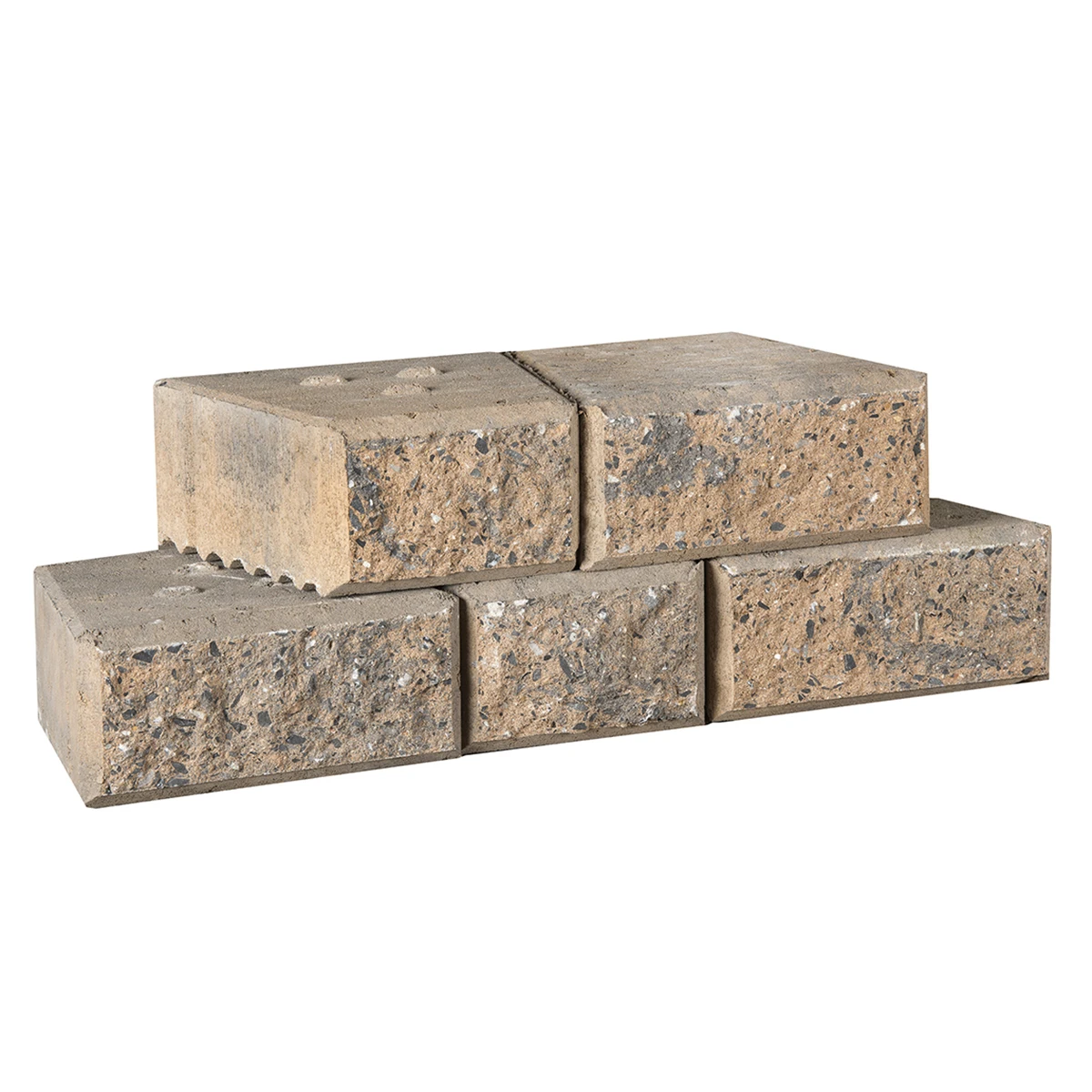 Stapelstenen Crack & Stack Bruin/Zwart 15/23 x 20 x 10 cm - Afbeelding 1