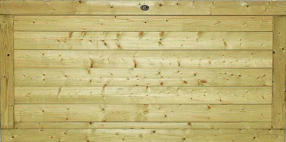 Hillhout Tuinscherm Basic 90 x 180 cm Groen Geïmpregneerd - Afbeelding 2