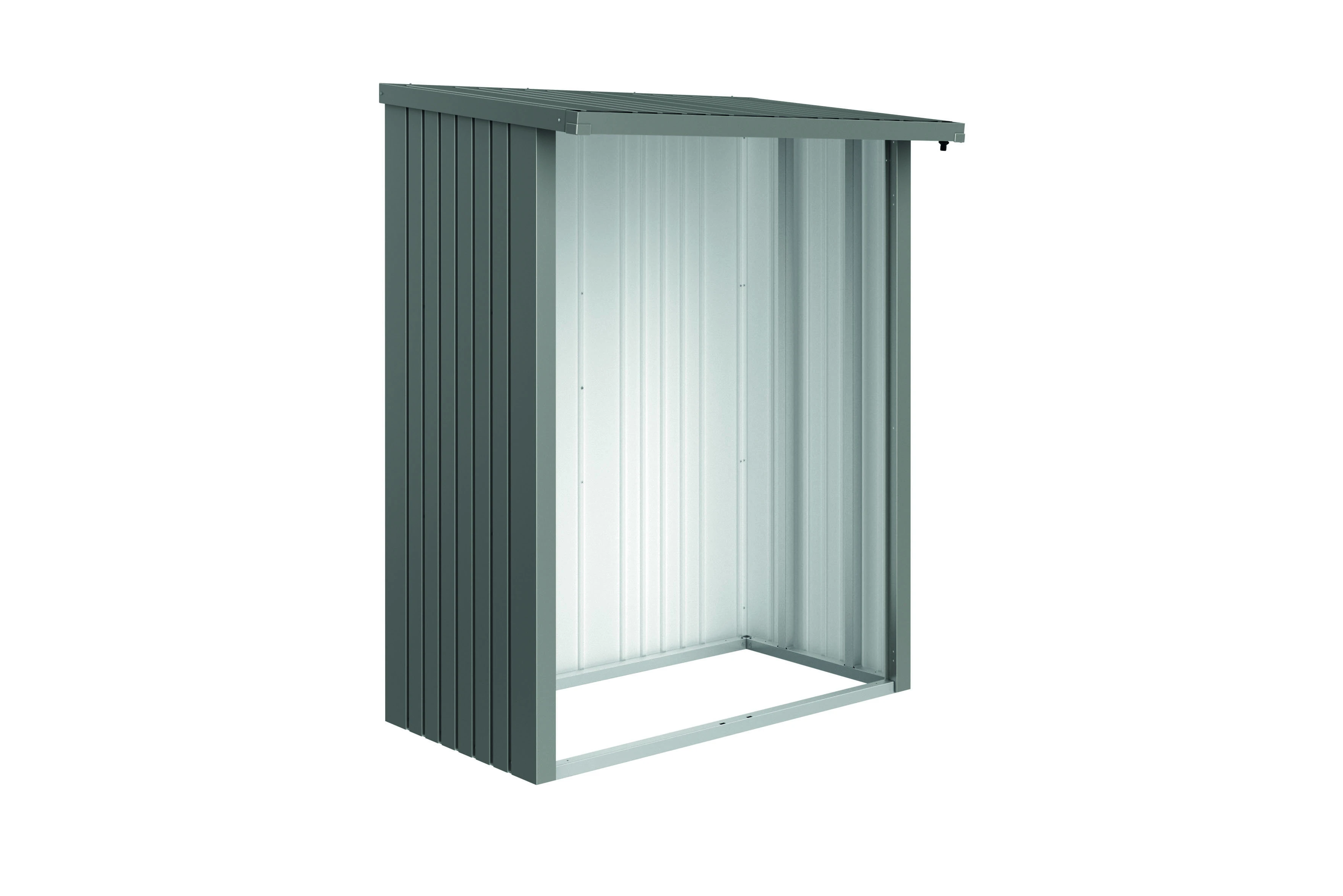 Biohort Achterwand voor WoodStock Kwarts Grijs Metallic Formaat 150 - Afbeelding 1