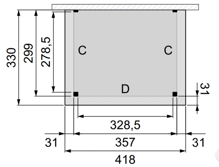 Hillhout Terrasoverkapping Excellent Douglas L C2 360 x 310 cm - Afbeelding 2