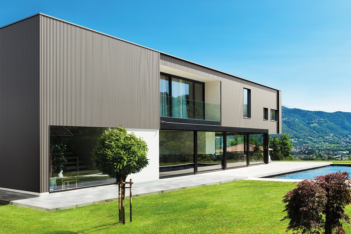 Aluminium F-Profiel 6.5 x 8.5 cm (65 x 85 mm) Red Cedar - Lengte 300 cm - Afbeelding 3