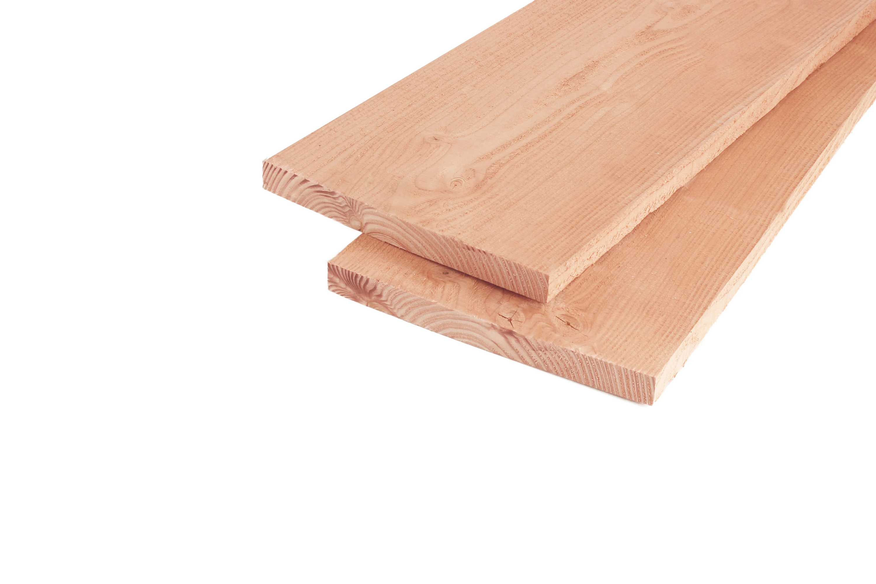 Douglas Potdekselplank 2.5 x 25 cm (25 x 250 mm) Fijnbezaagd - Lengte 400 cm - Afbeelding 1