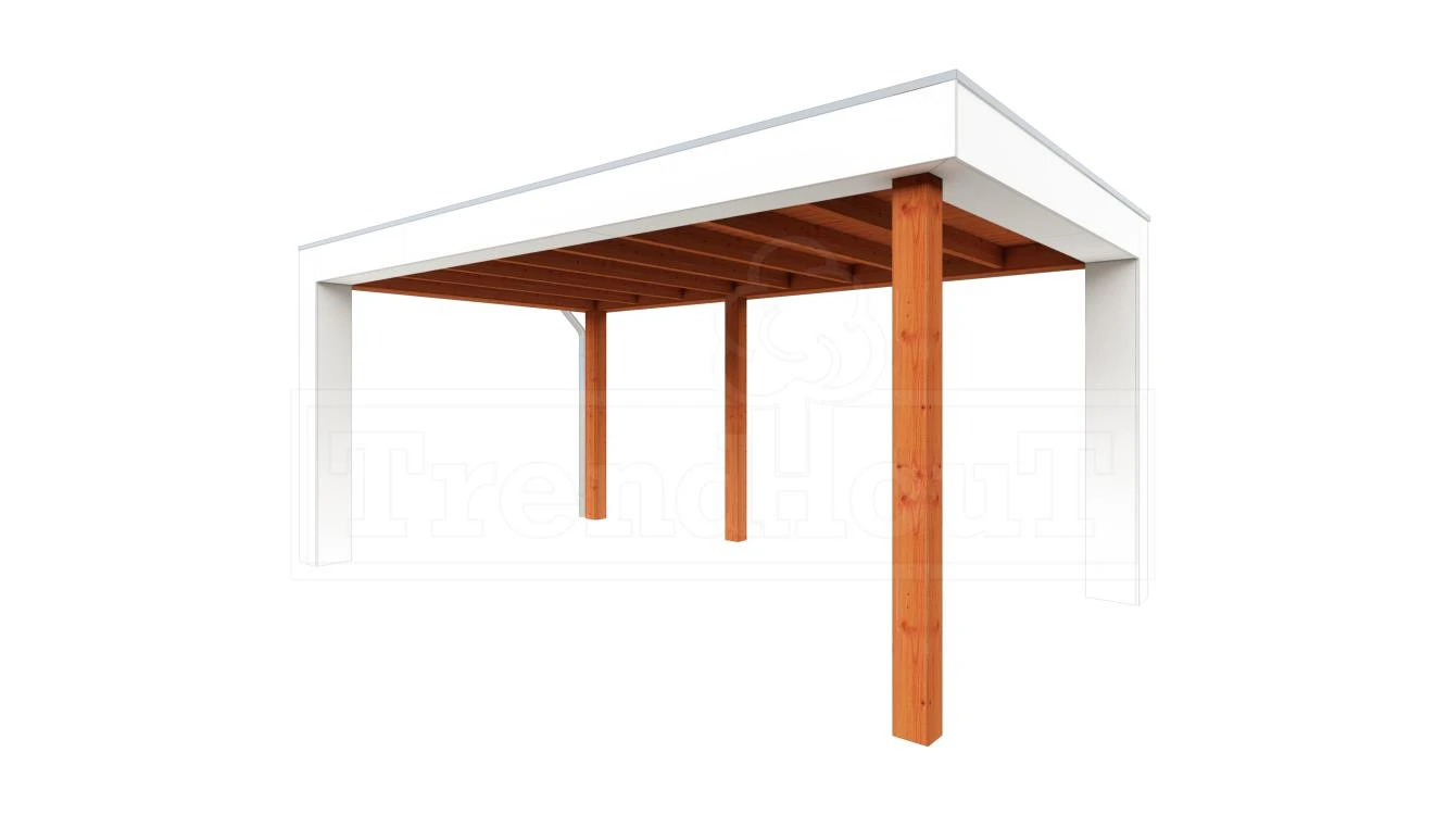 Trendhout Douglas Overkapping Verona links 510 x 335 cm - Afbeelding 1