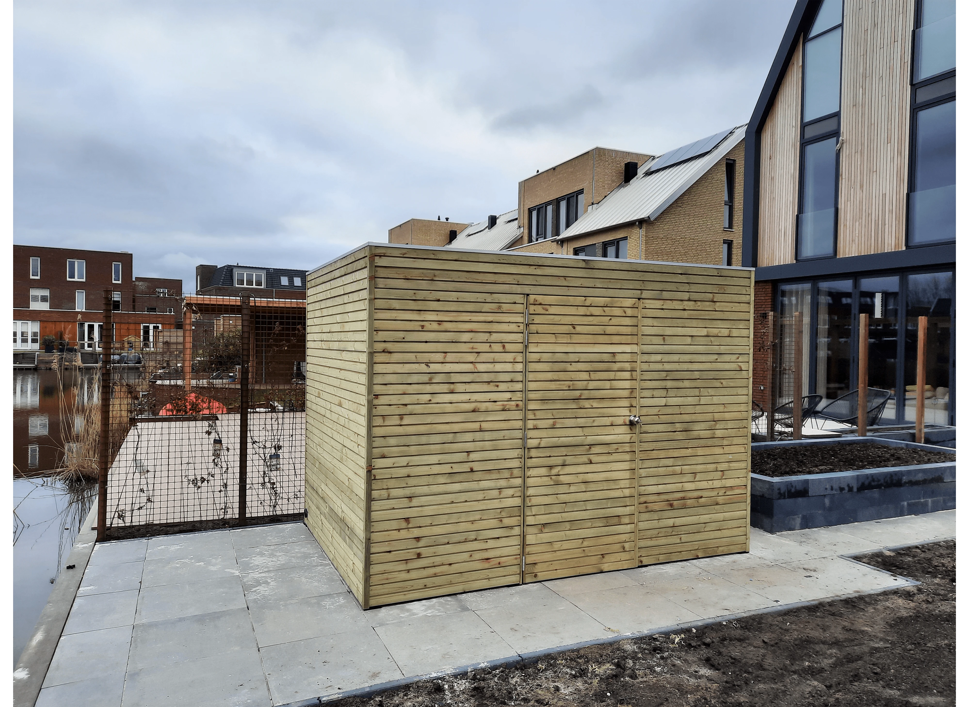 Woodlands Blokhut QB Groen Geïmpregneerd 600 x 300 cm - Afbeelding 3