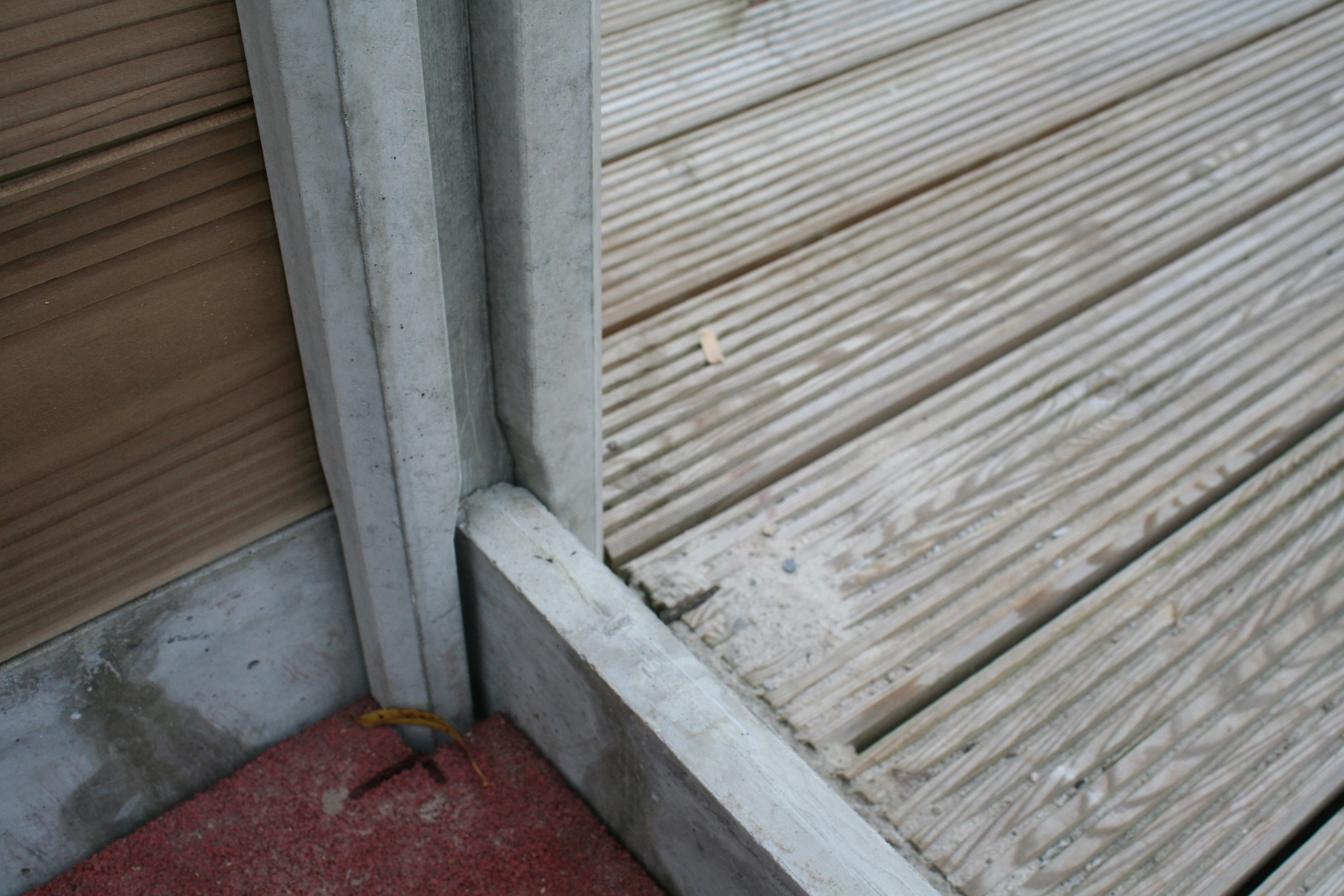 Beton Tussenpaal 11.5 x 11.5 cm (115 x 115 mm) Met Sleuf En Diamant Kop Grijs - Lengte 278 cm - Afbeelding 5