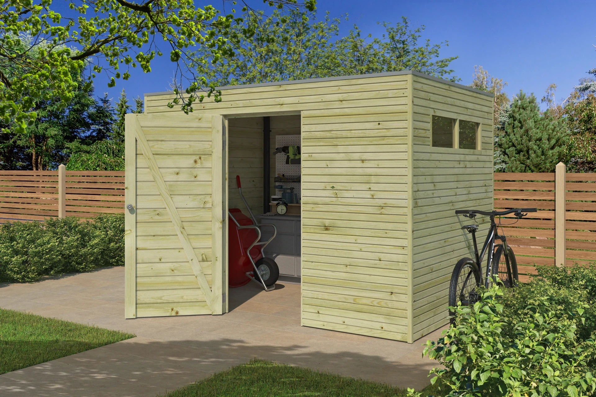 Woodlands Blokhut QBH2 600 x 300 cm - Afbeelding 2