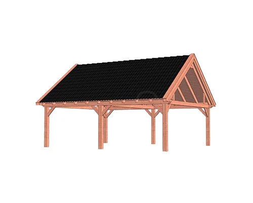 Trendhout Douglas Overkapping Zadeldak XXL 785 x 700 cm - Afbeelding 1