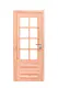 Douglas Enkele Deur 8-ruits Linksdraaiend 90 x 201 cm