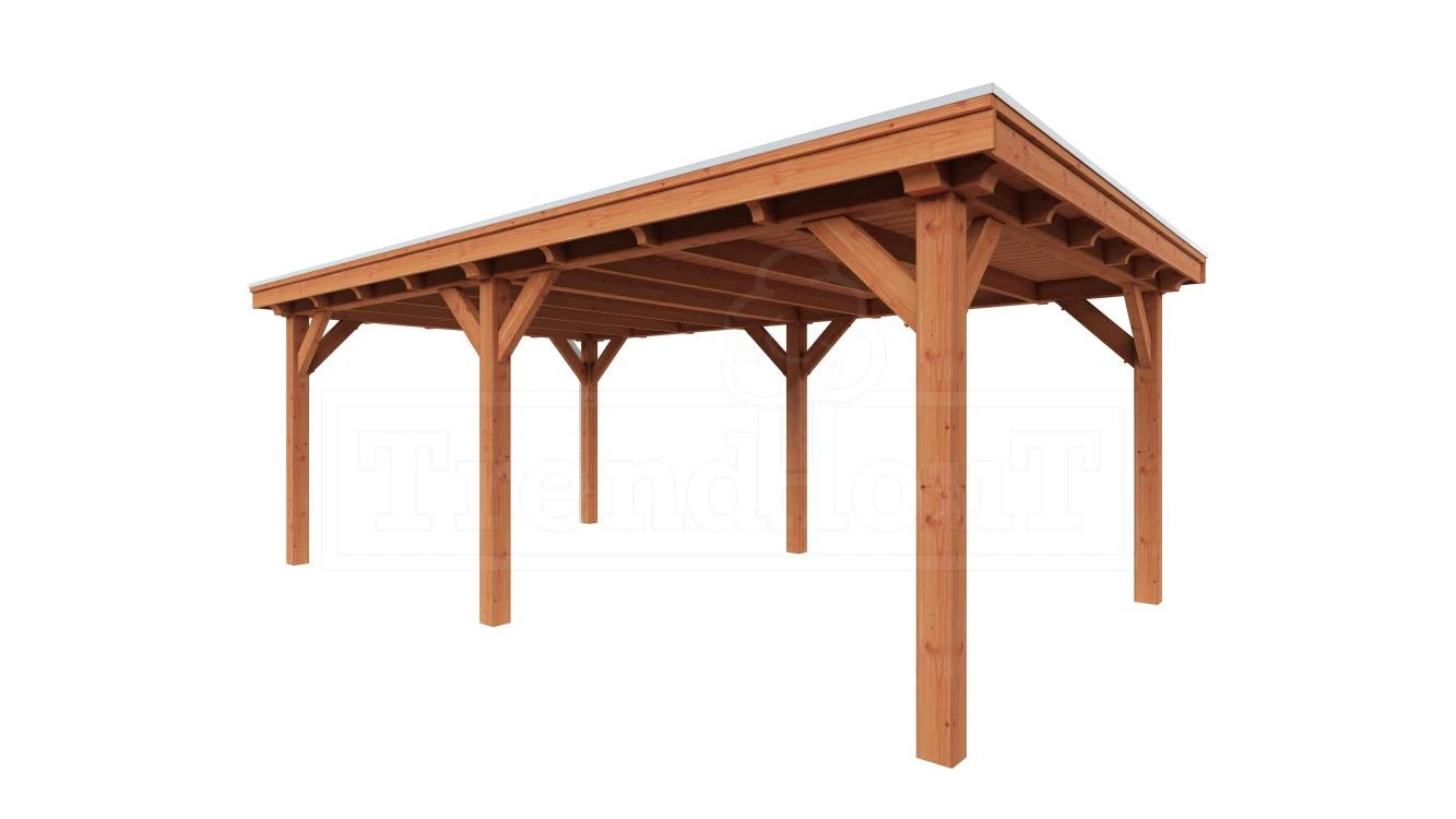 Trendhout Douglas Overkapping Siena 640 x 415 cm - Afbeelding 1