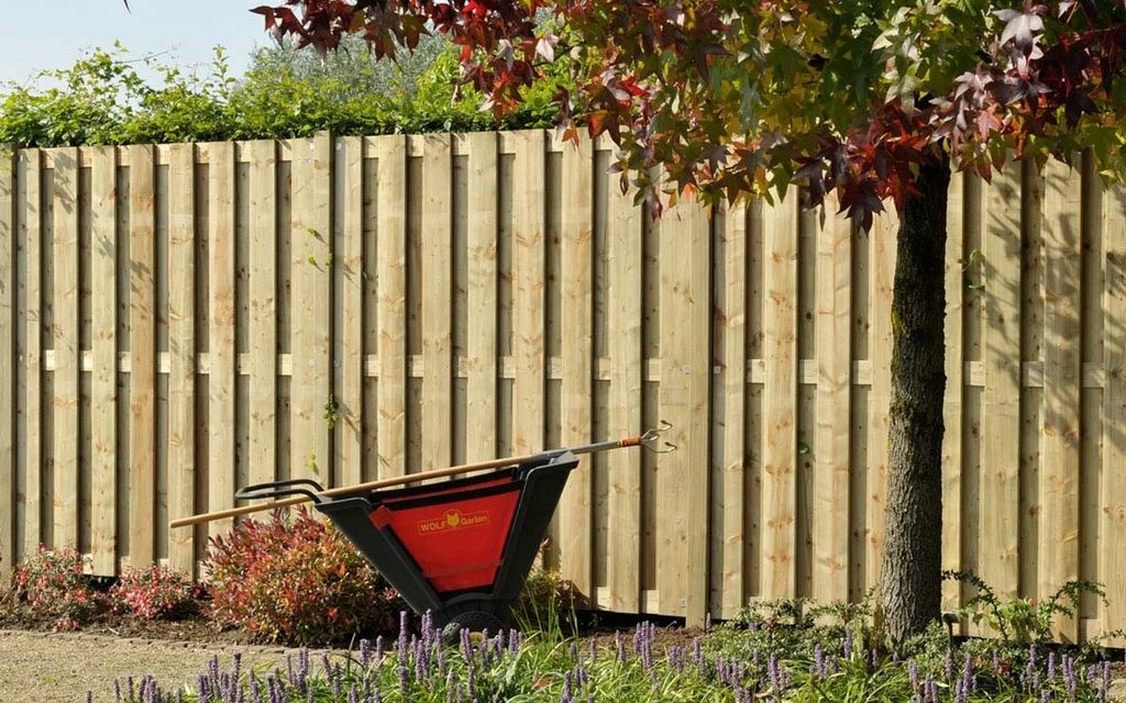 Vuren Schutting 18-planks Geschaafd Groen Geïmpregneerd 200 x 180 cm - Afbeelding 5