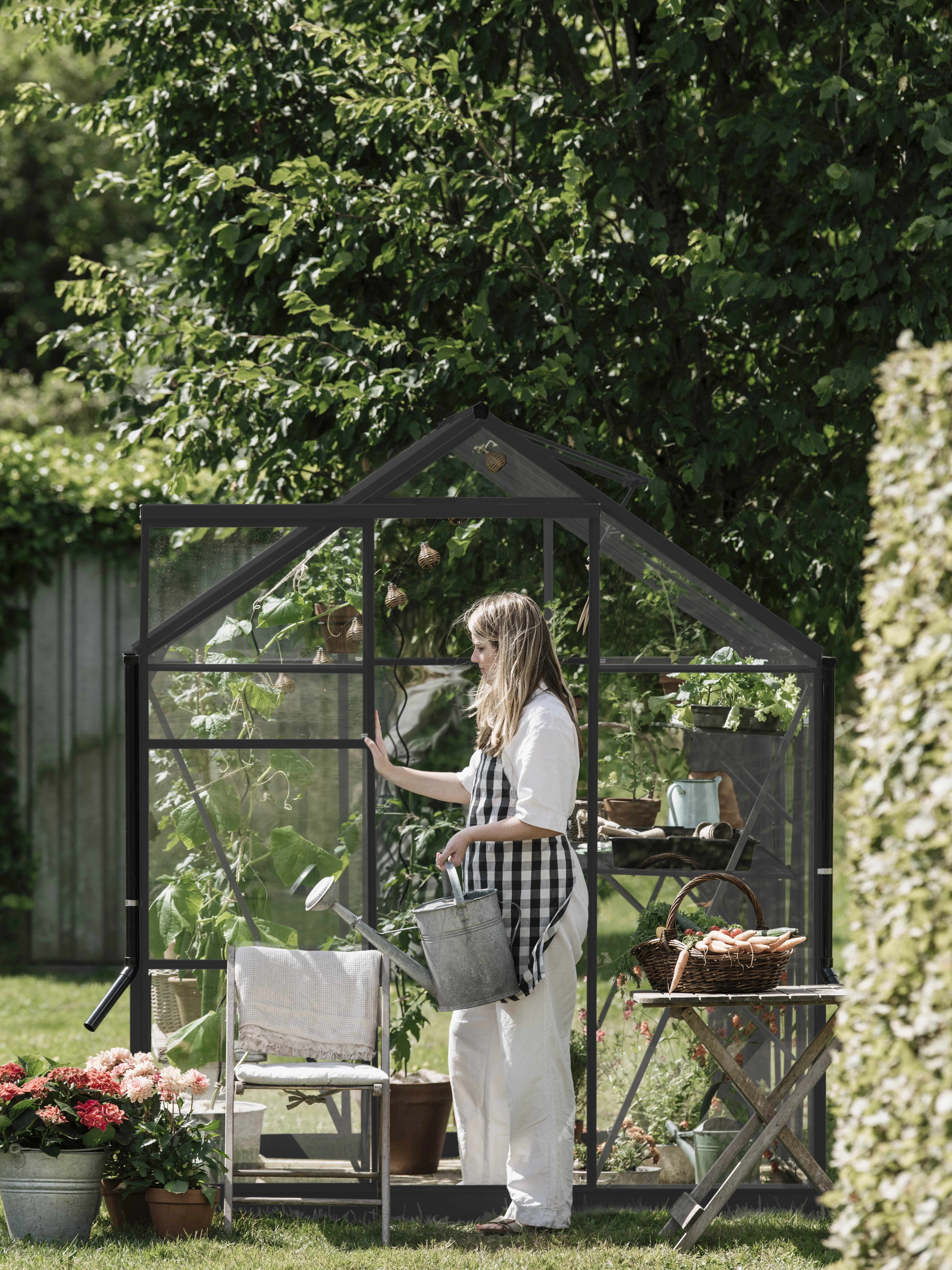 Royal Well Tuinkas Kate IV Zwart - Afbeelding 1