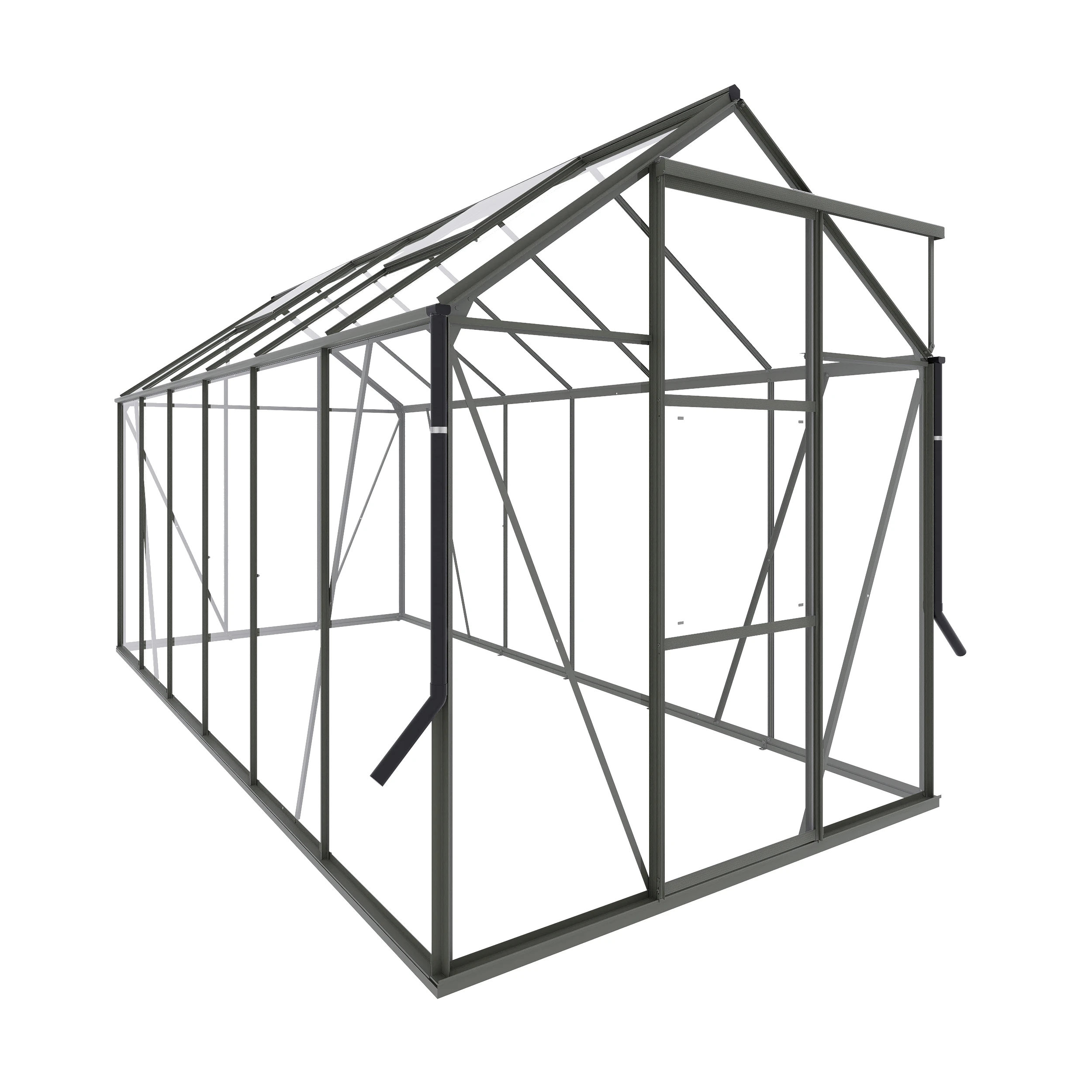 Royal Well Tuinkas Kate IV Full Options 192 x 375 cm Groengrijs - Afbeelding 2