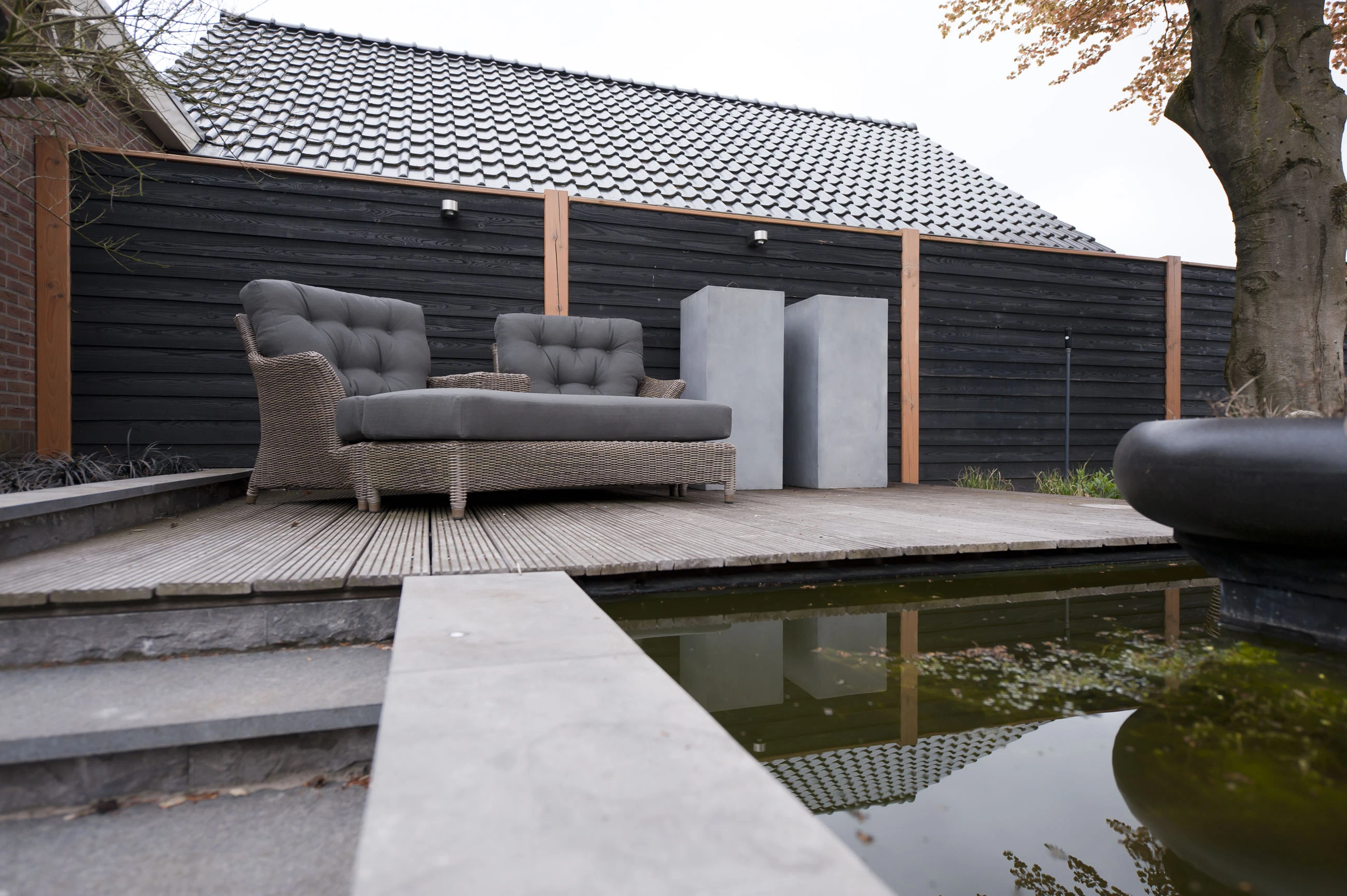 Douglas Zweeds Rabat 2.7 x 19.5 cm (27 x 195 mm) Zwart Gespoten - Lengte 500 cm - Afbeelding 4