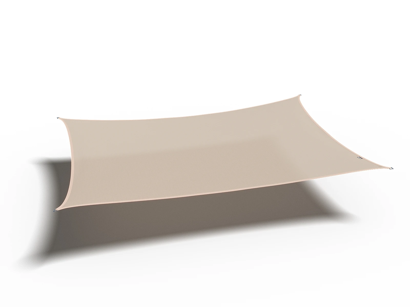 Platinum Schaduwdoek Rechthoek Gebroken Wit 500 x 300 cm - Afbeelding 1