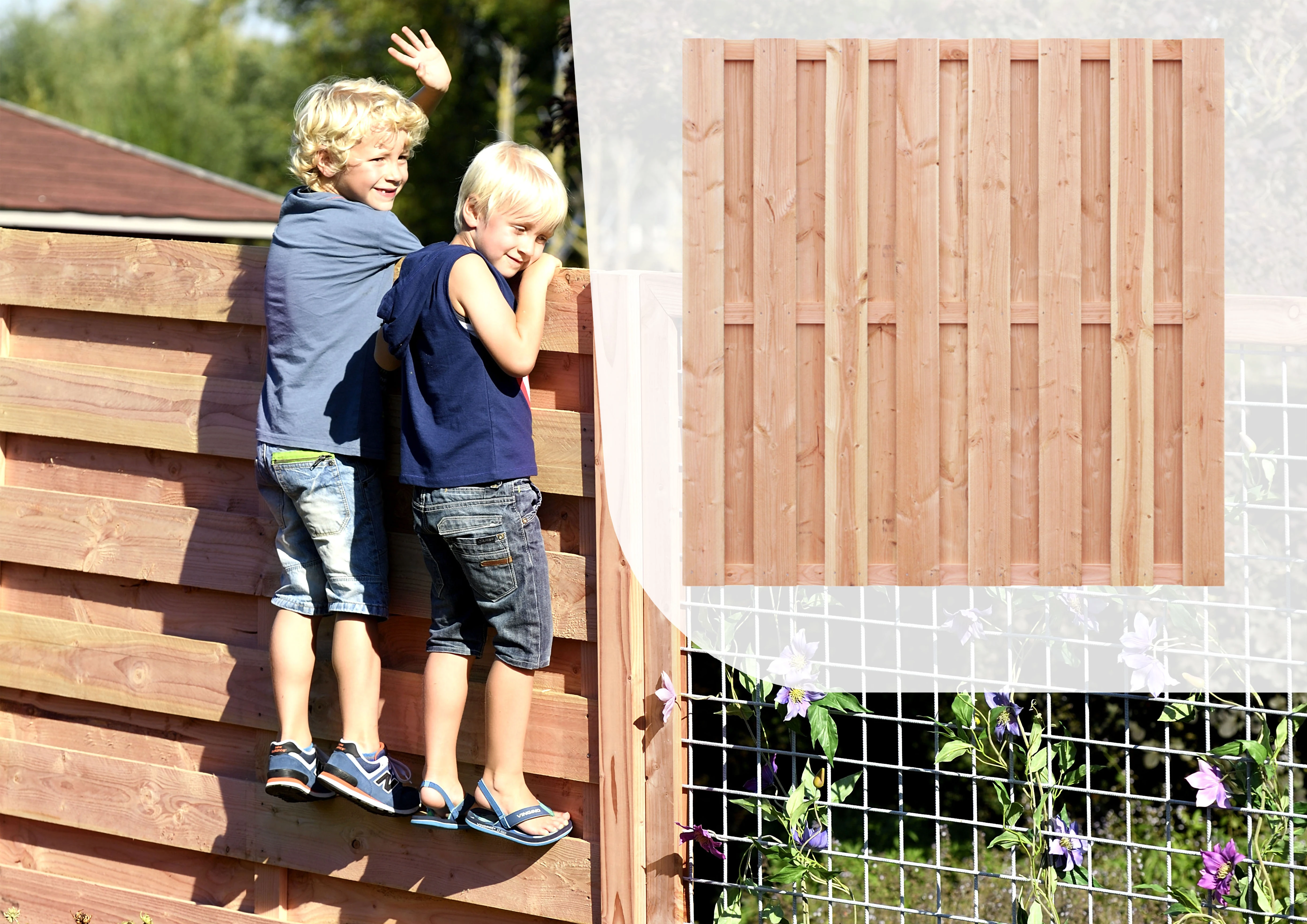 Douglas Schutting 18 Planks Fijnbezaagd 180 x 180 cm - Afbeelding 3