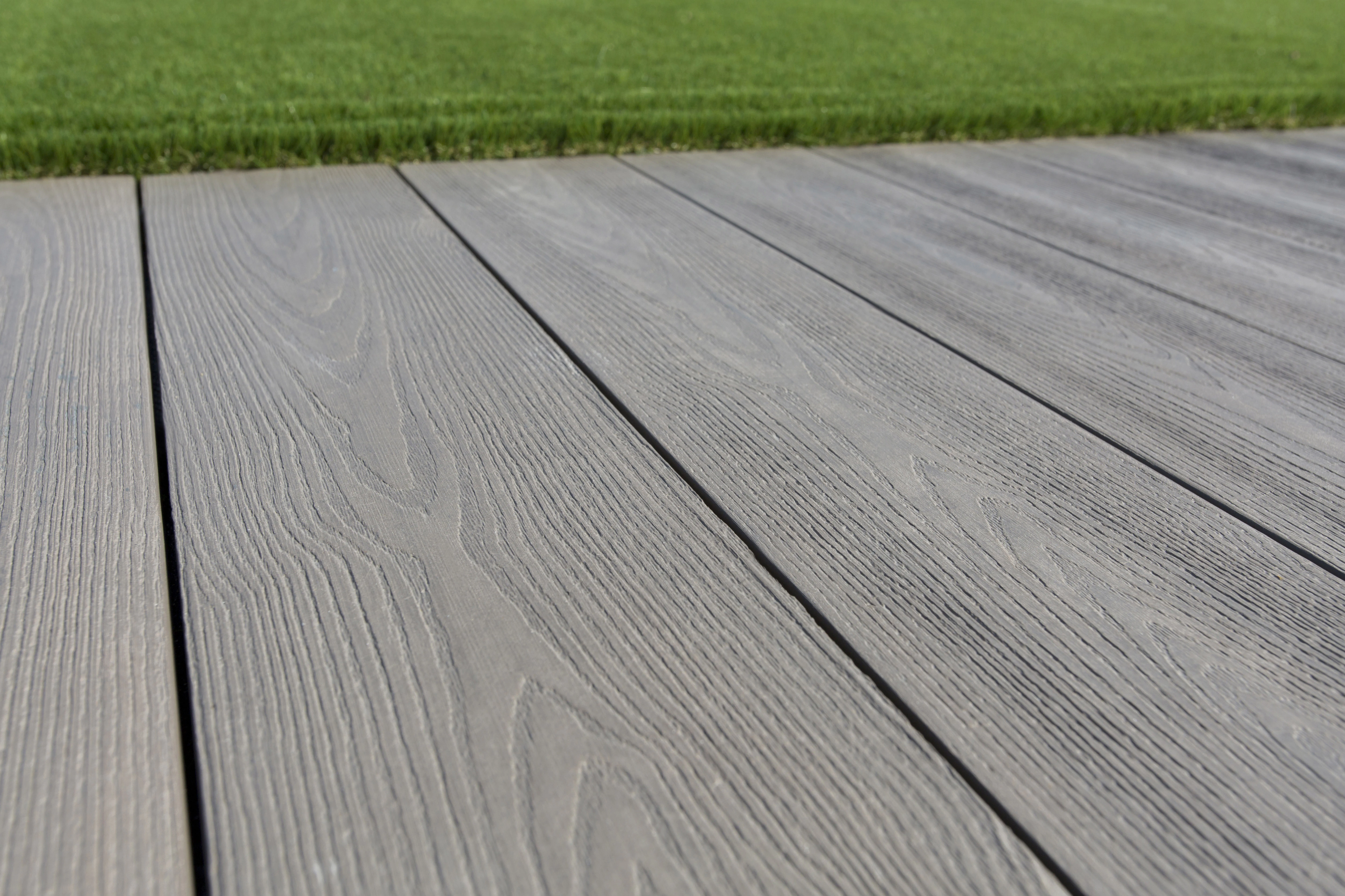 CarpGarant Vlonderplank Composiet 1.9 x 13.5 cm (19 x 135 mm) Vintage Massief Grijs - Lengte 300 cm - Afbeelding 2