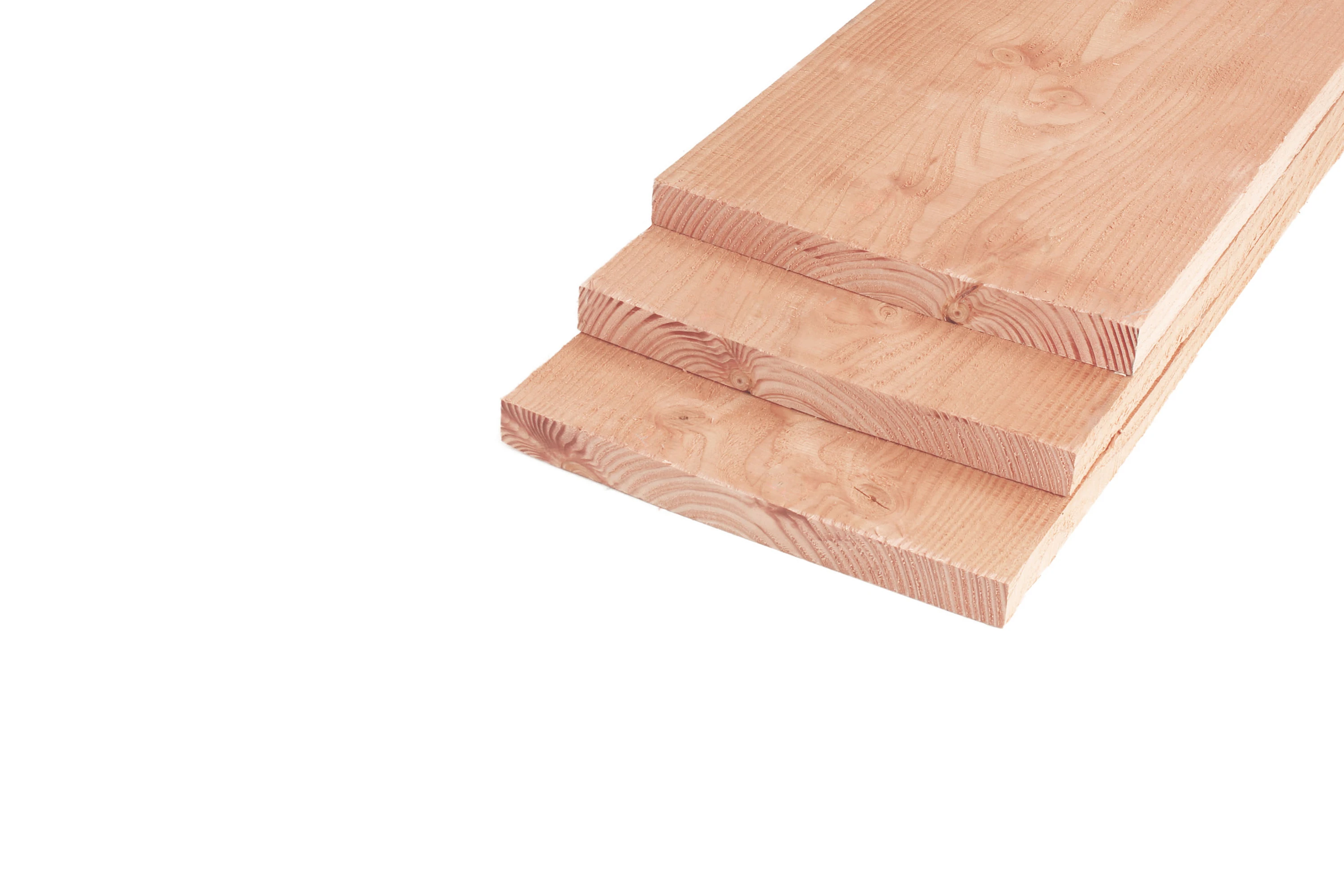 Douglas Potdekselplank 2.5 x 25 cm (25 x 250 mm) Fijnbezaagd - Lengte 400 cm - Afbeelding 4