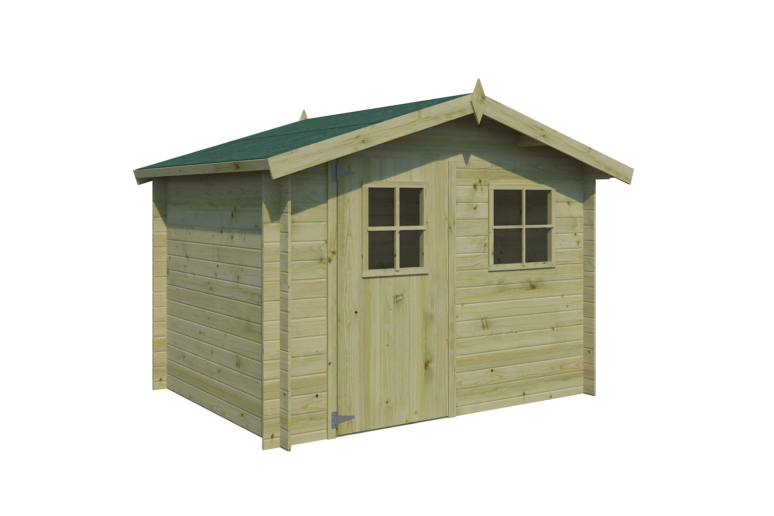 Woodlands Blokhut Luzern Groen Geïmpregneerd 265 x 205 cm - Afbeelding 6