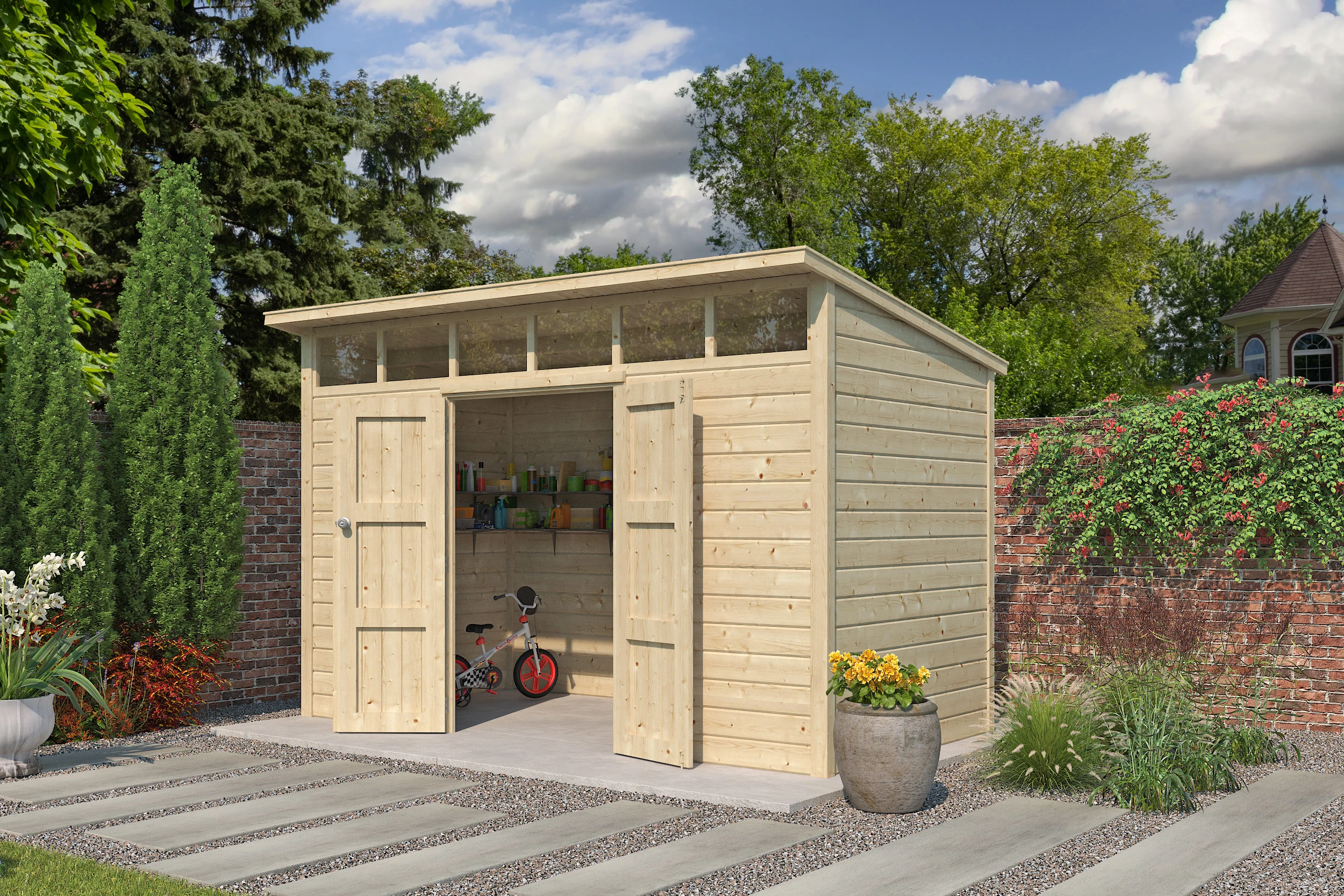 Woodlands Blokhut Q Line 360 x 180 cm - Afbeelding 5
