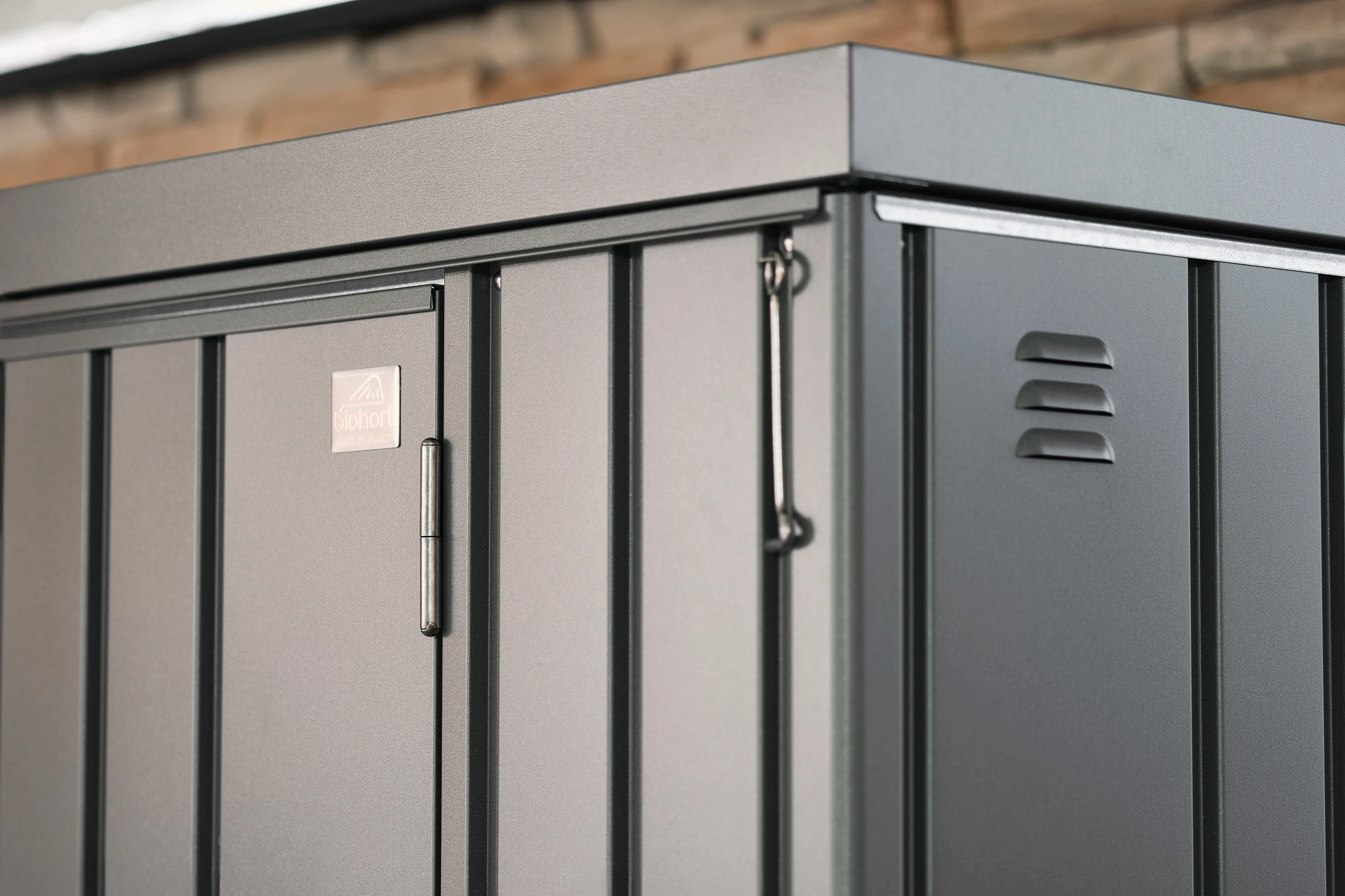 Biohort Tuinkast Kwartsgrijs 93 x 83 x 282.5 cm - Afbeelding 5