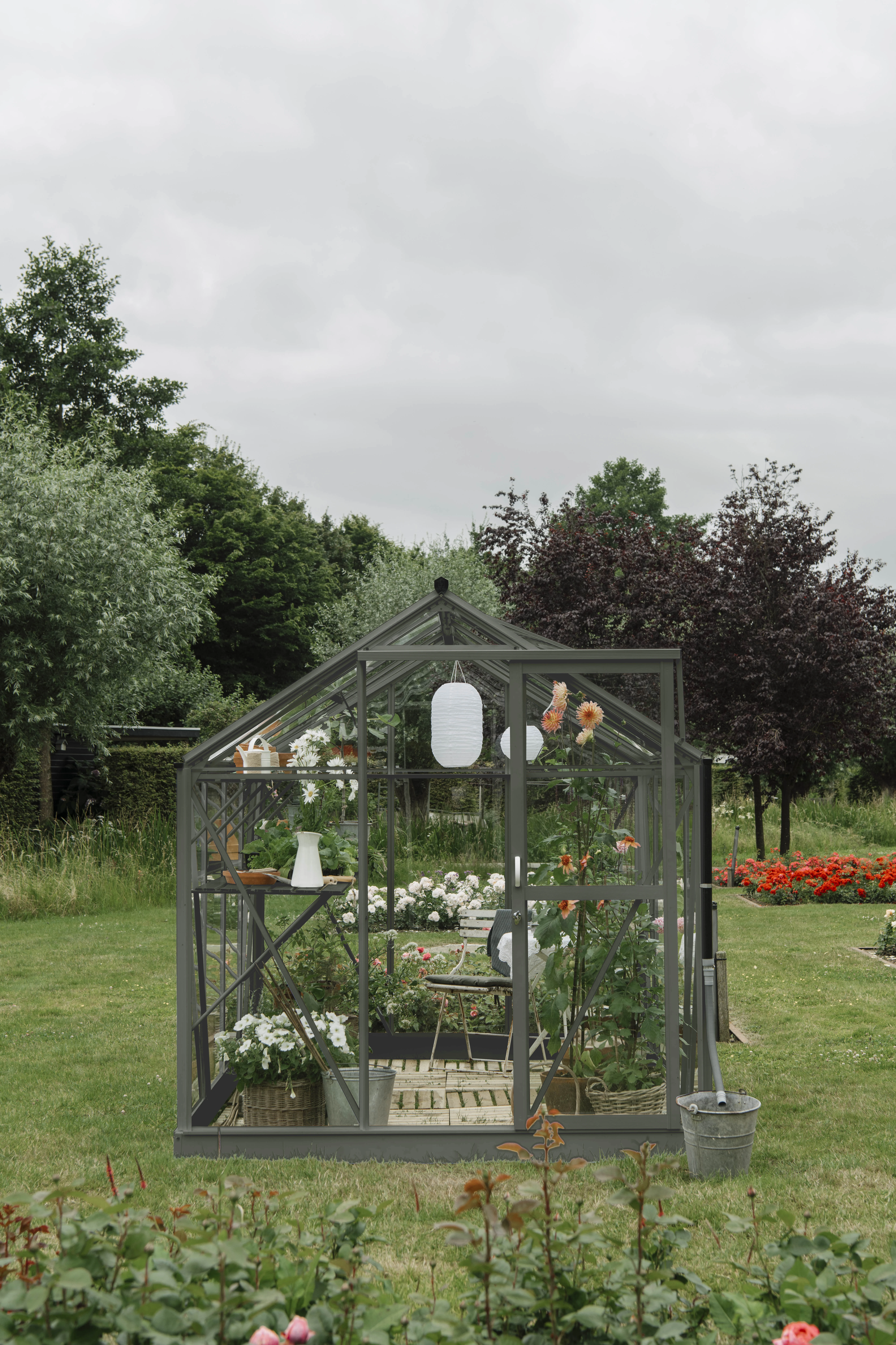 Royal Well Tuinkas Mary I Full Options Groengrijs - Afbeelding 1