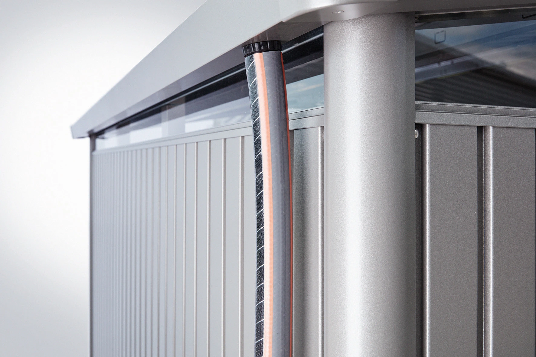 Biohort Berging Avantgarde Enkele Deur Zilver 180 x 260 x 218 cm - Afbeelding 10