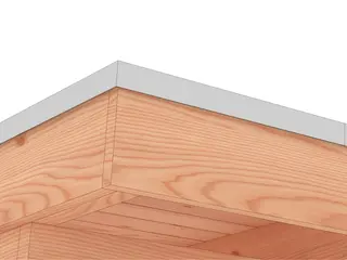 Daktrimset aluminium | 600 x 300 cm - Afbeelding 1