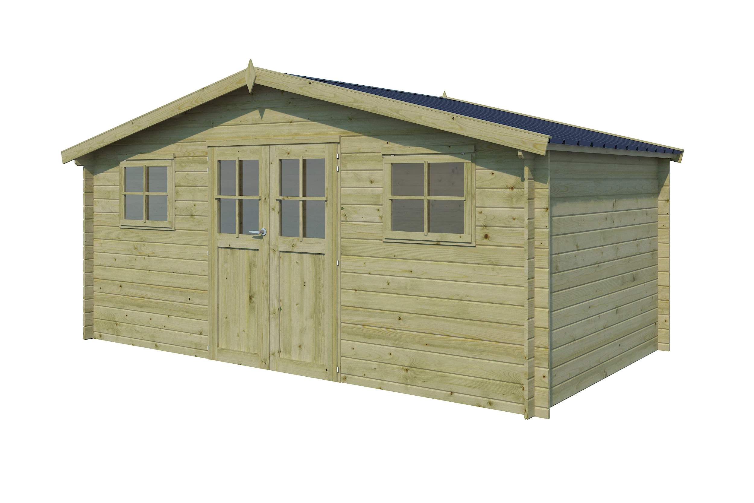 Woodlands Blokhut Hudson Geïmpregneerd 505 x 295 cm - Afbeelding 4