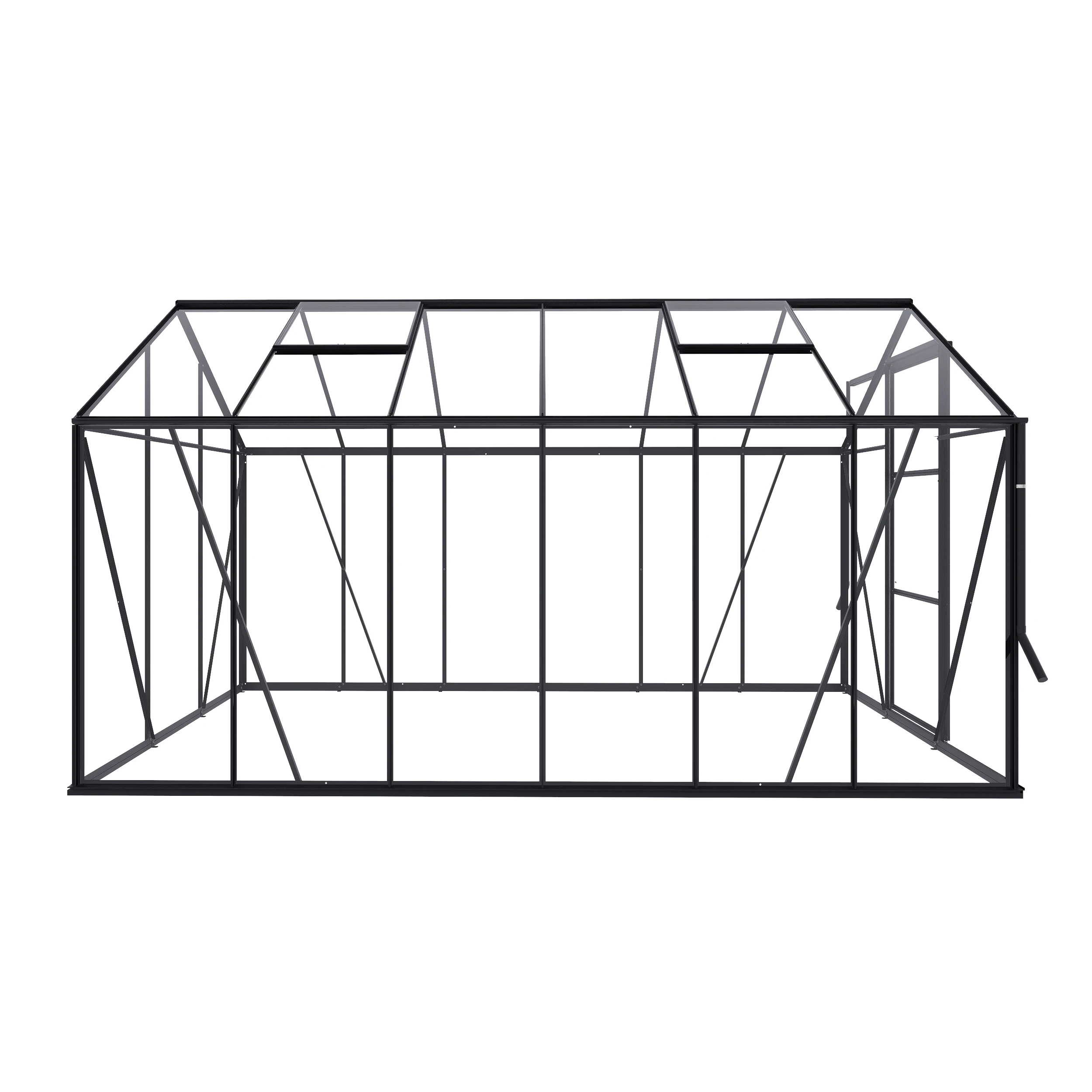 Royal Well Tuinkas Kate IV Full Options 192 x 375 cm Zwart - Afbeelding 3