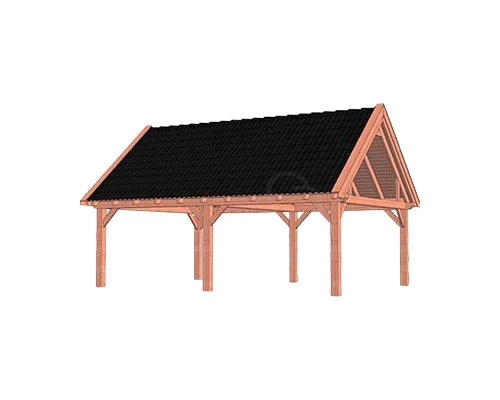 Trendhout Douglas Overkapping Zadeldak XXL 785 x 595 cm - Afbeelding 1