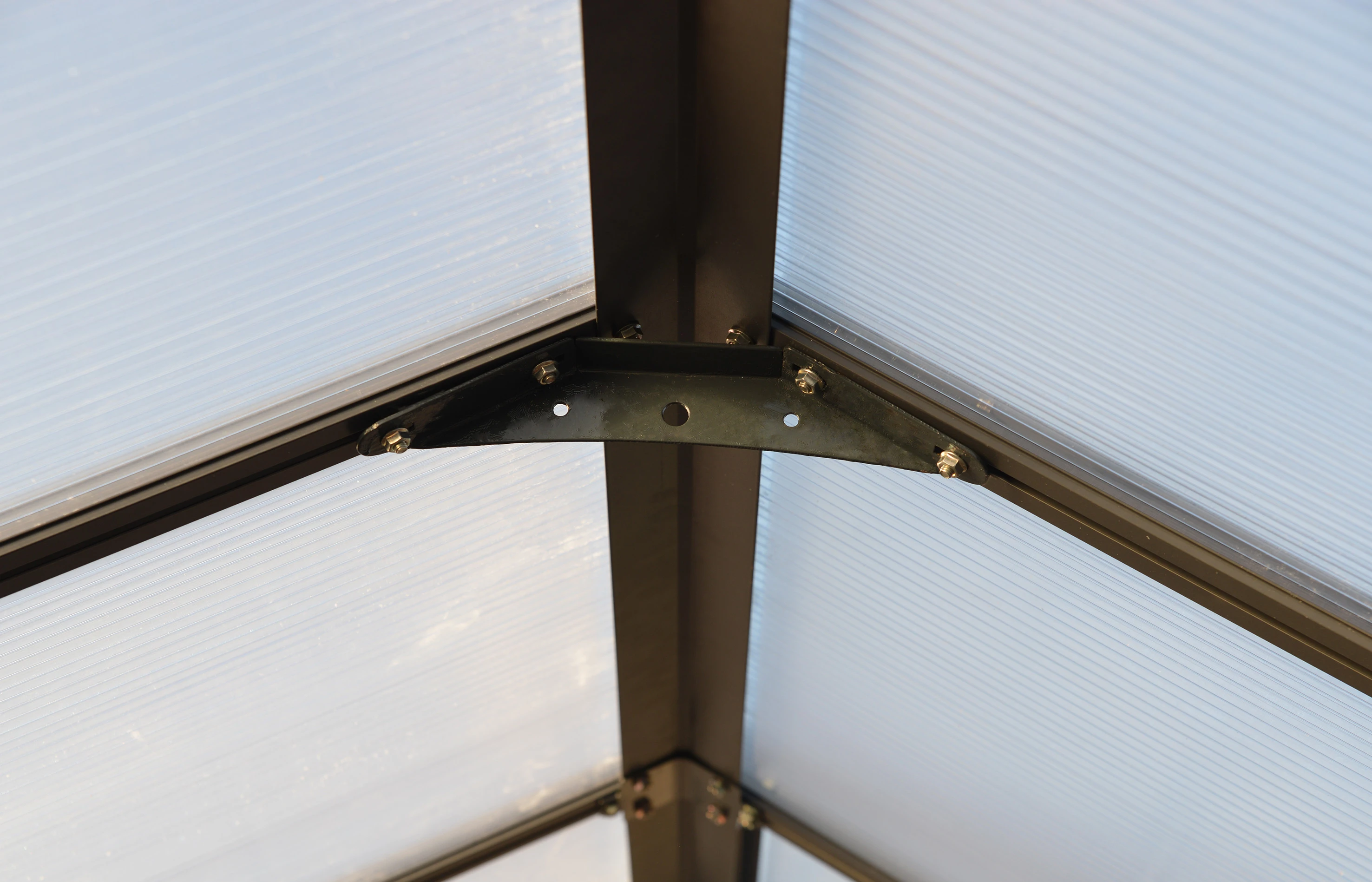 Palram Canopia Tuinkas Glory 244 x 244 cm Antraciet - Afbeelding 4