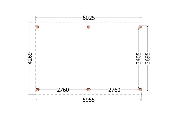 Trendhout Douglas Kapschuur De Stee 600 x 425 cm - Afbeelding 2