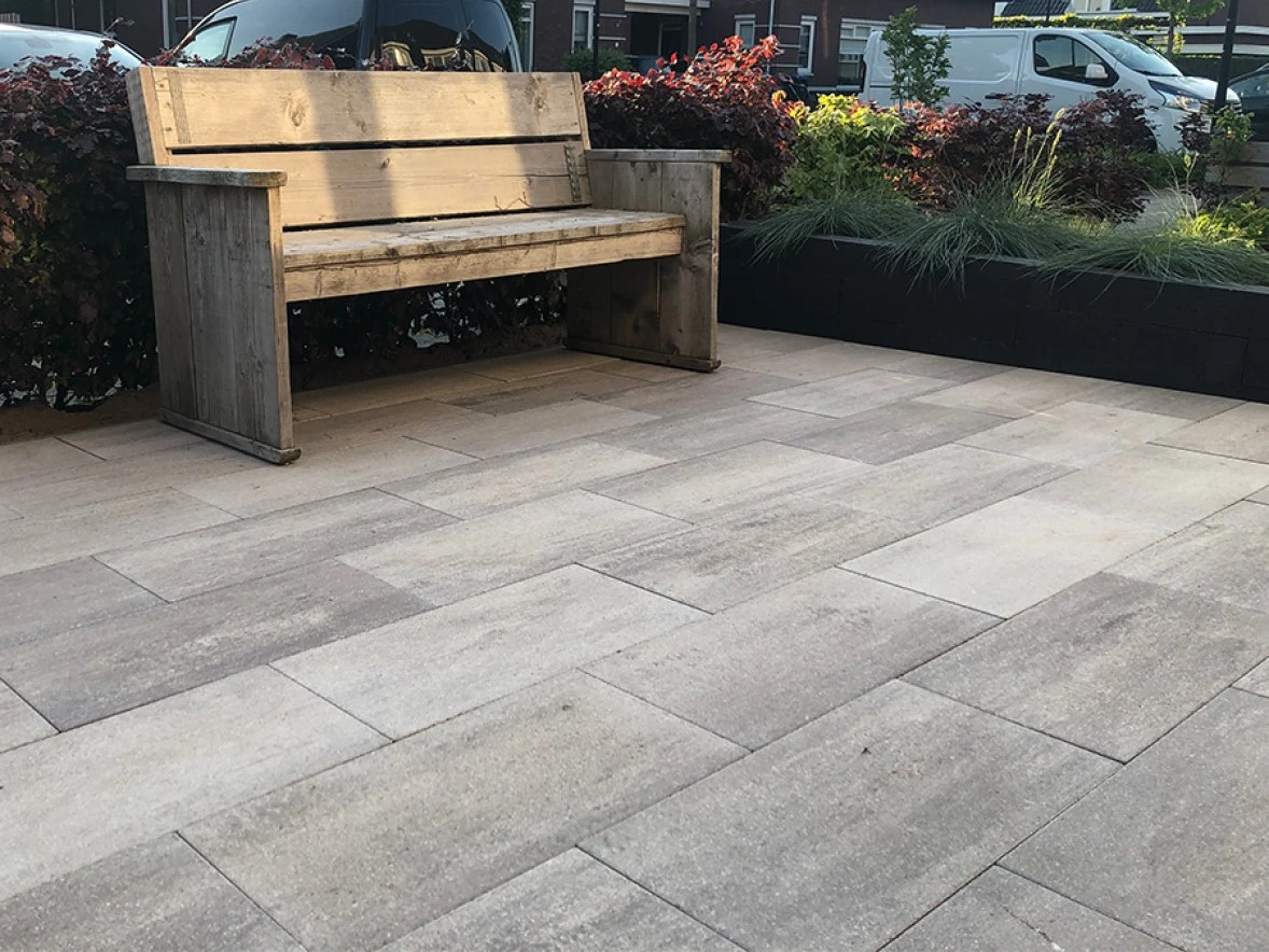 Betontegel 60plus Soft Comfort Ivory 4 x 40 cm (40 x 400 mm) - Lengte 80 cm - Afbeelding 4