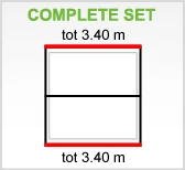 Verzinkte Dakgoot Zadeldak Type 125 - Lengte tot 340 cm - Afbeelding 3