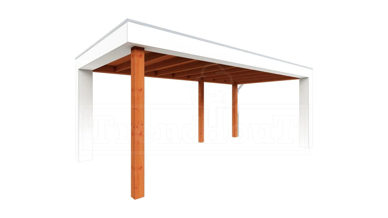 Trendhout Douglas Overkapping Verona Rechts 575 x 335 cm - Afbeelding 1