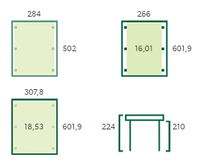 Woodlands Carport Basic Enkel 300 x 600 cm - Afbeelding 4