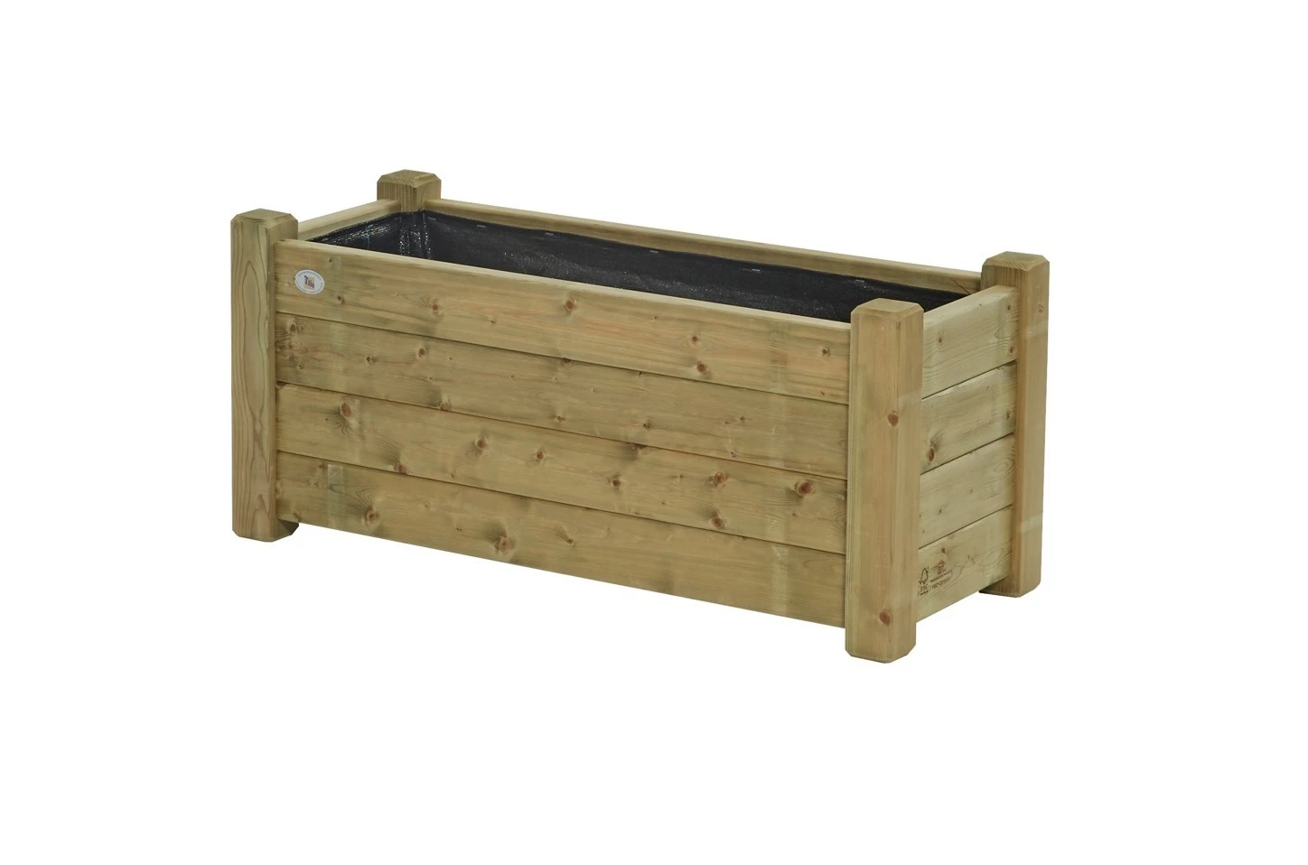 Talen Vuren Bloembak 40 x 100 cm - Afbeelding 1