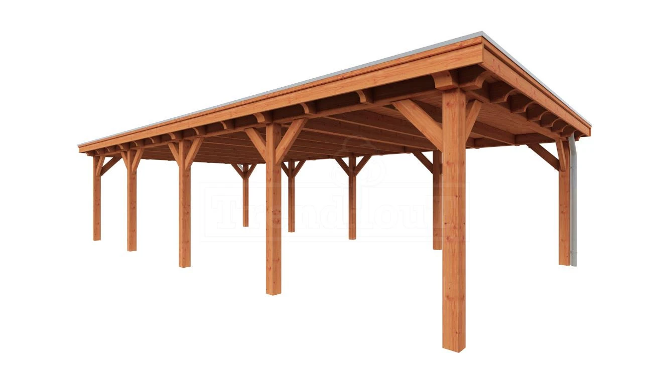 Trendhout Douglas Overkapping Toscane 1020 x 545 cm - Afbeelding 1