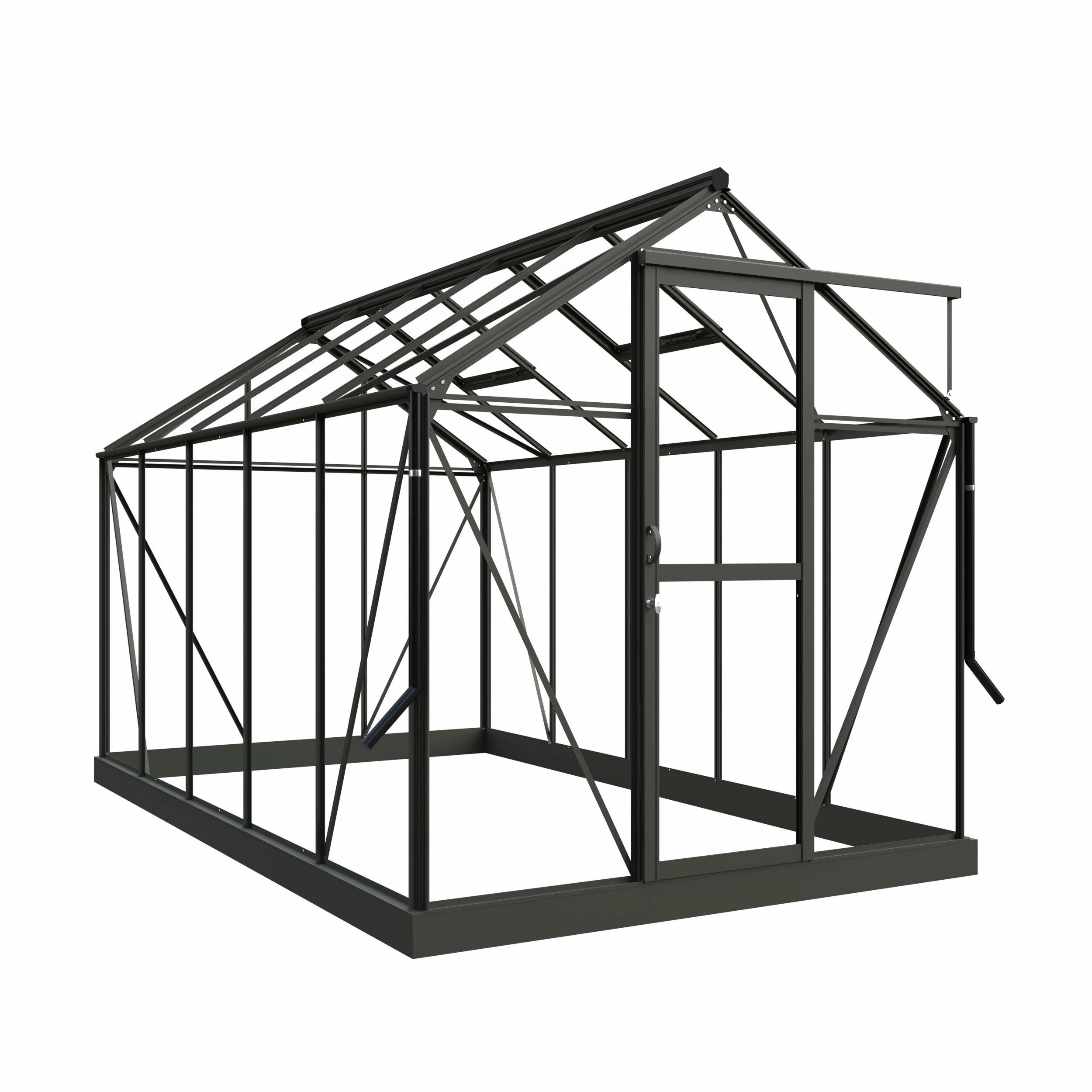 Royal Well Tuinkas Mary III Full Options Groengrijs 212 x 360 cm - Afbeelding 2