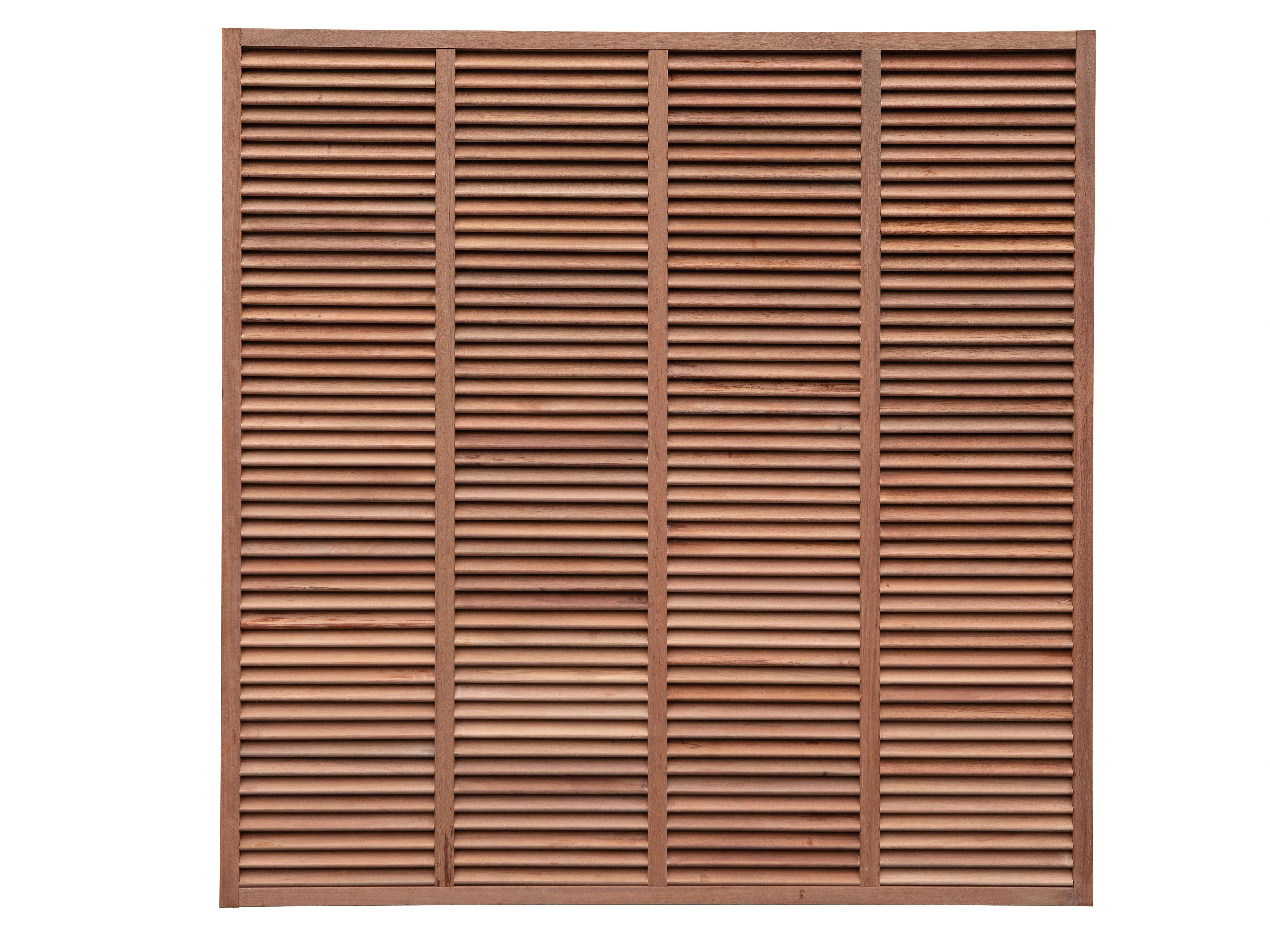 Hardhout Schutting Louvre 180 x 180 cm - Afbeelding 1