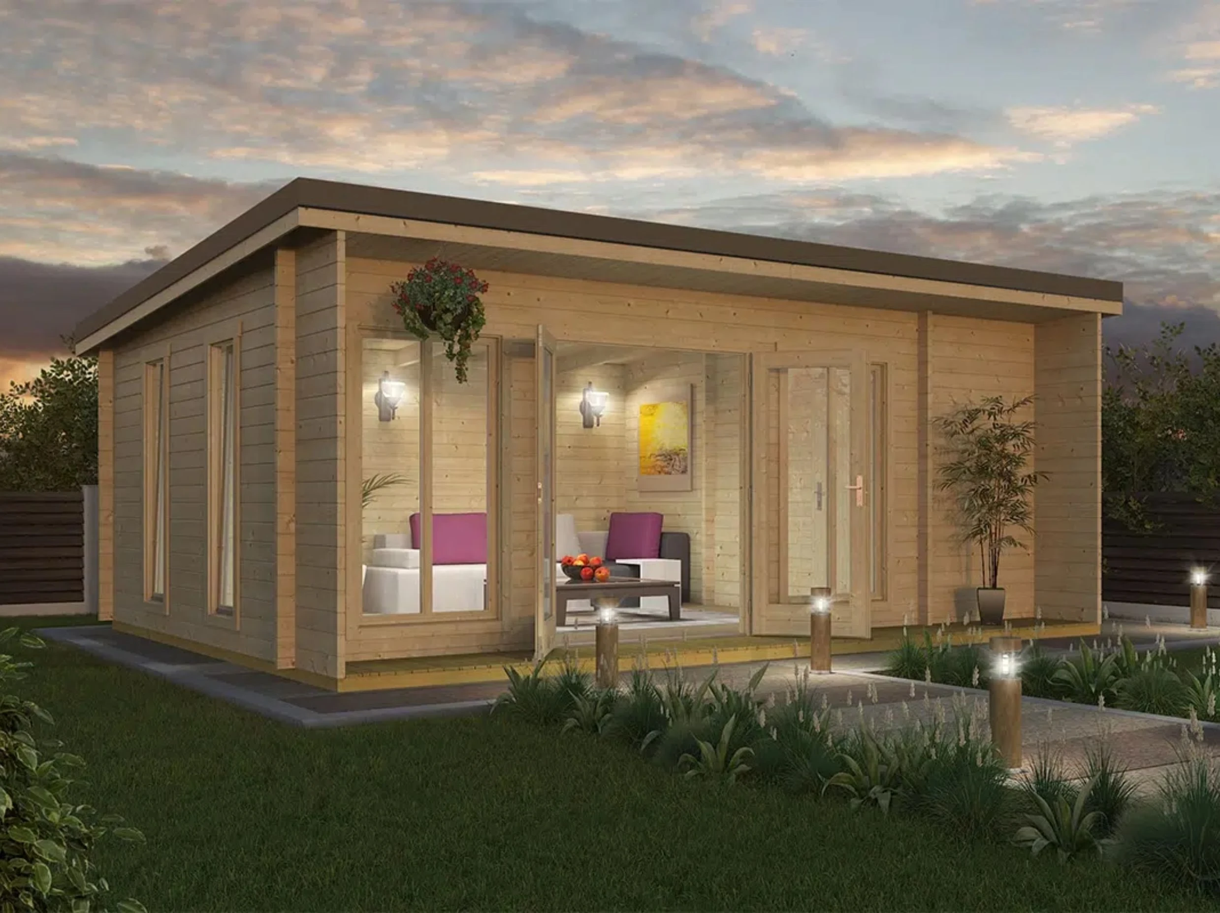 Tuinhuis Japan 608 x 390 cm - Afbeelding 1