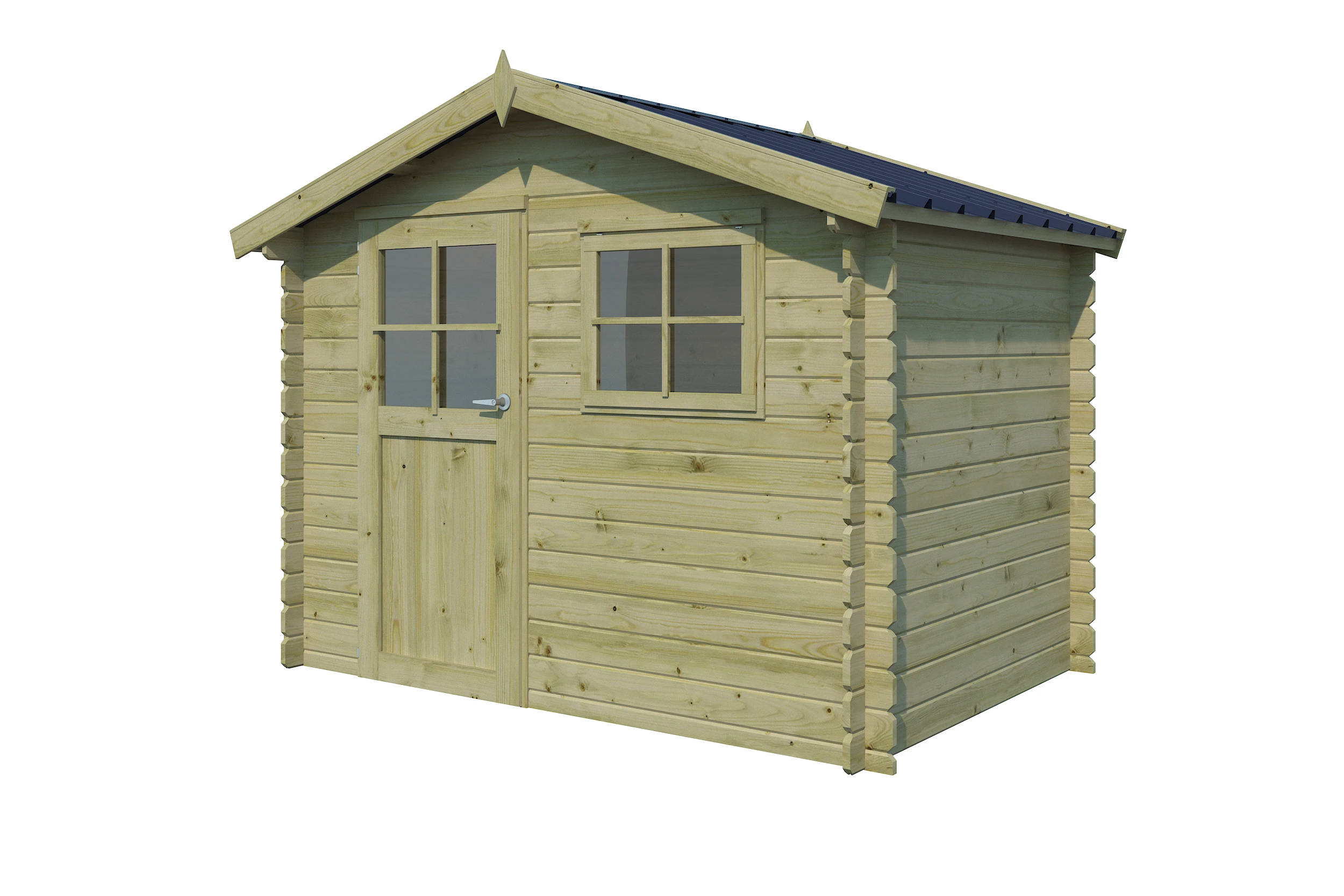 Woodlands Blokhut Salzburg Groen Geïmpregneerd 295 x 205 cm - Afbeelding 5