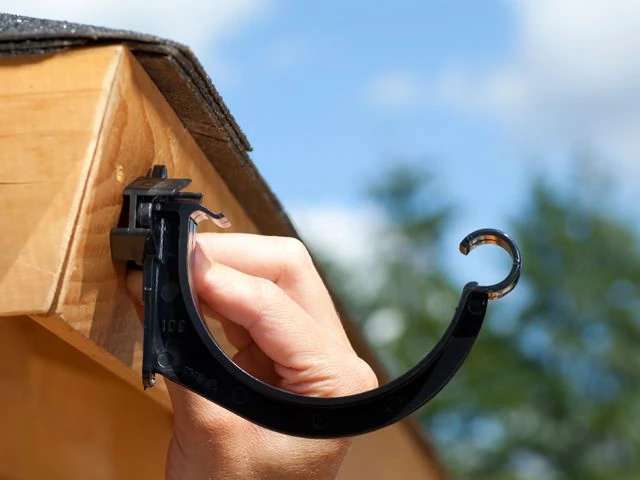 PVC Dakgoot Zadeldak E100 Zwart - Lengte 450 - 525 cm - Afbeelding 5