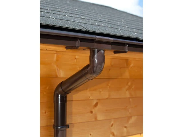 PVC Dakgoot Vierhoekig Dak BG70 Bruin 14-17.5 m - Afbeelding 4