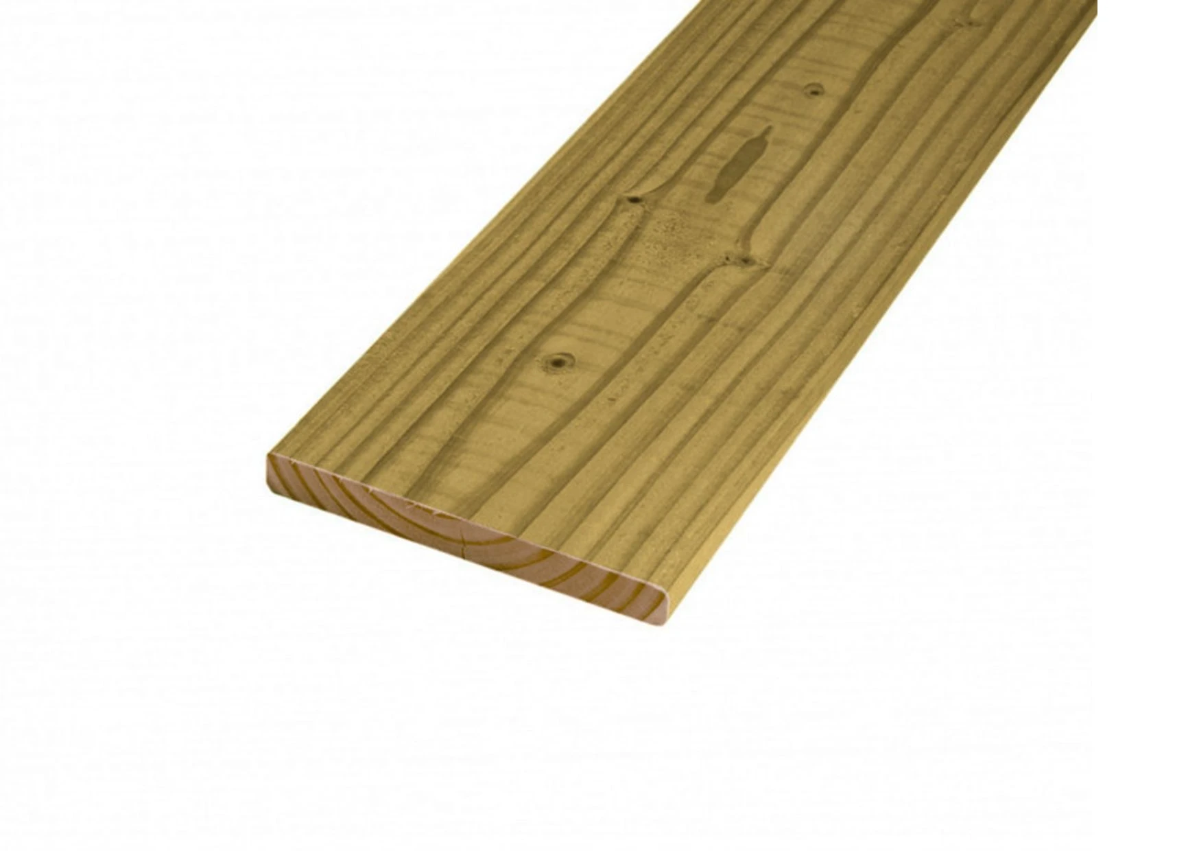 Douglas Plank 1.6 x 14 cm (16 x 140 mm) Geschaafd Geïmpregneerd - Lengte 400 cm - Afbeelding 1