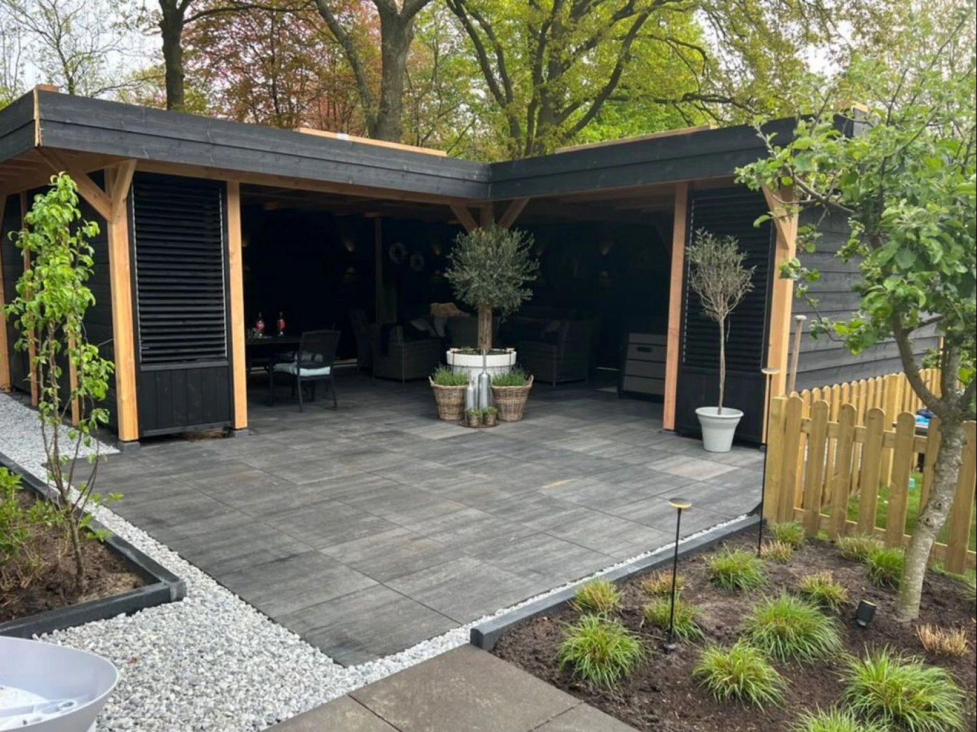 Betontegel 60plus Soft Comfort 60 x 60 x 4 cm (600 x 600 x 40 mm) Grijs/Zwart - Afbeelding 3