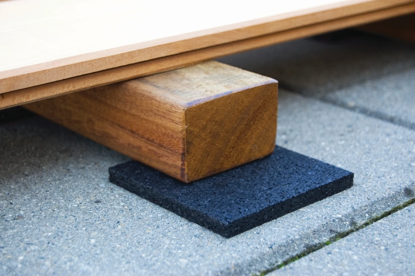 Rubberen Onderleggers 10 x 10 x 1 cm - Afbeelding 2