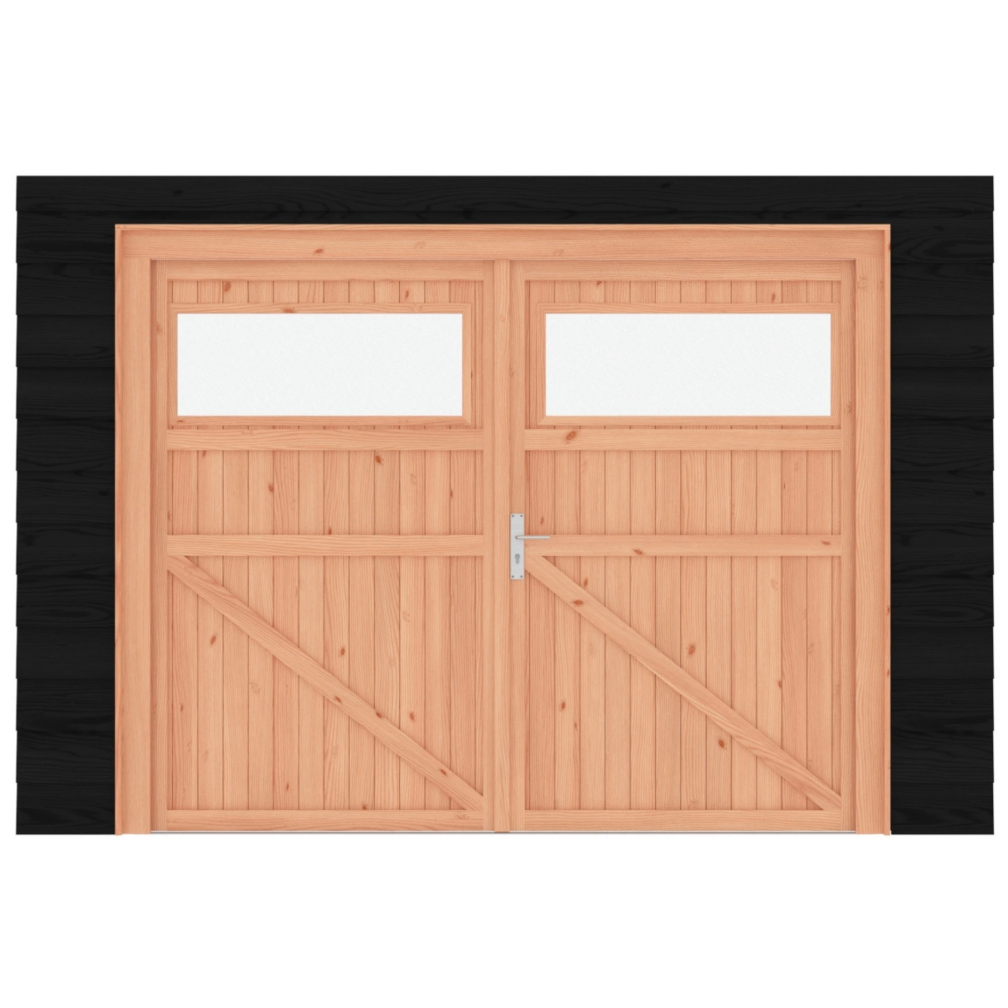 Douglas Dubbele Brede Deur Dicht Met Raam 254 x 217 cm - Afbeelding 2