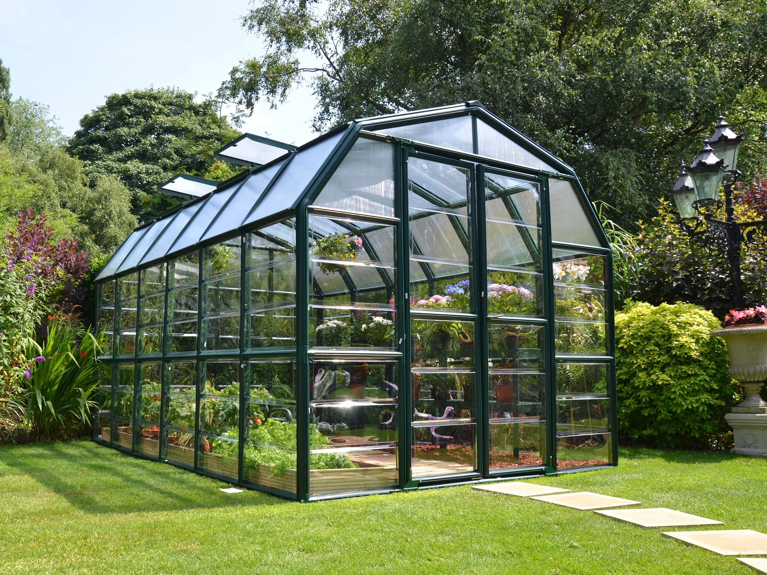 Palram Canopia Tuinkas Grand Gardener 259 x 389 cm Groen - Afbeelding 3